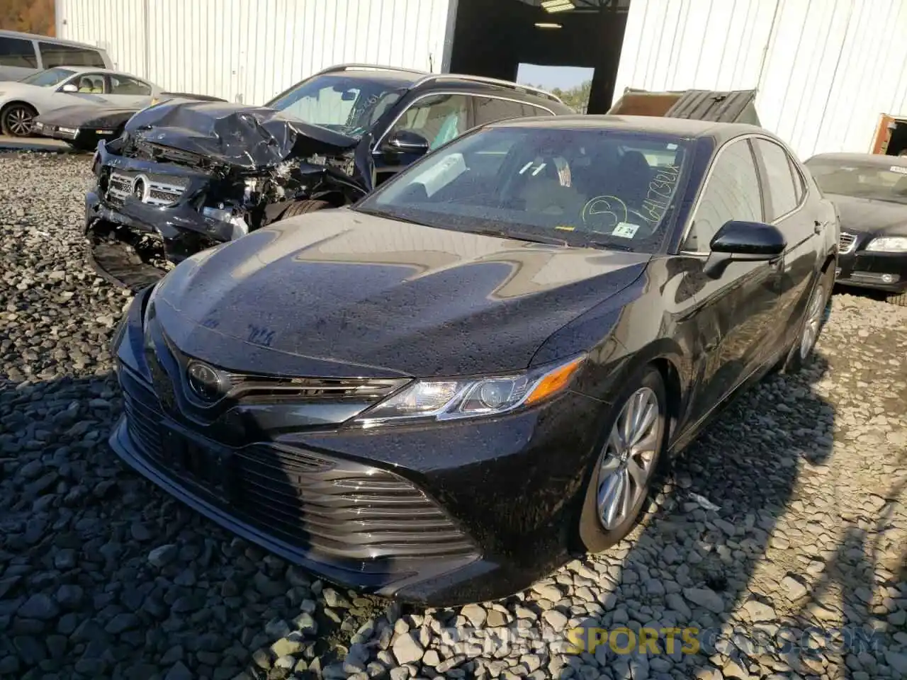 2 Photograph of a damaged car 4T1B11HK8KU263300 TOYOTA CAMRY 2019