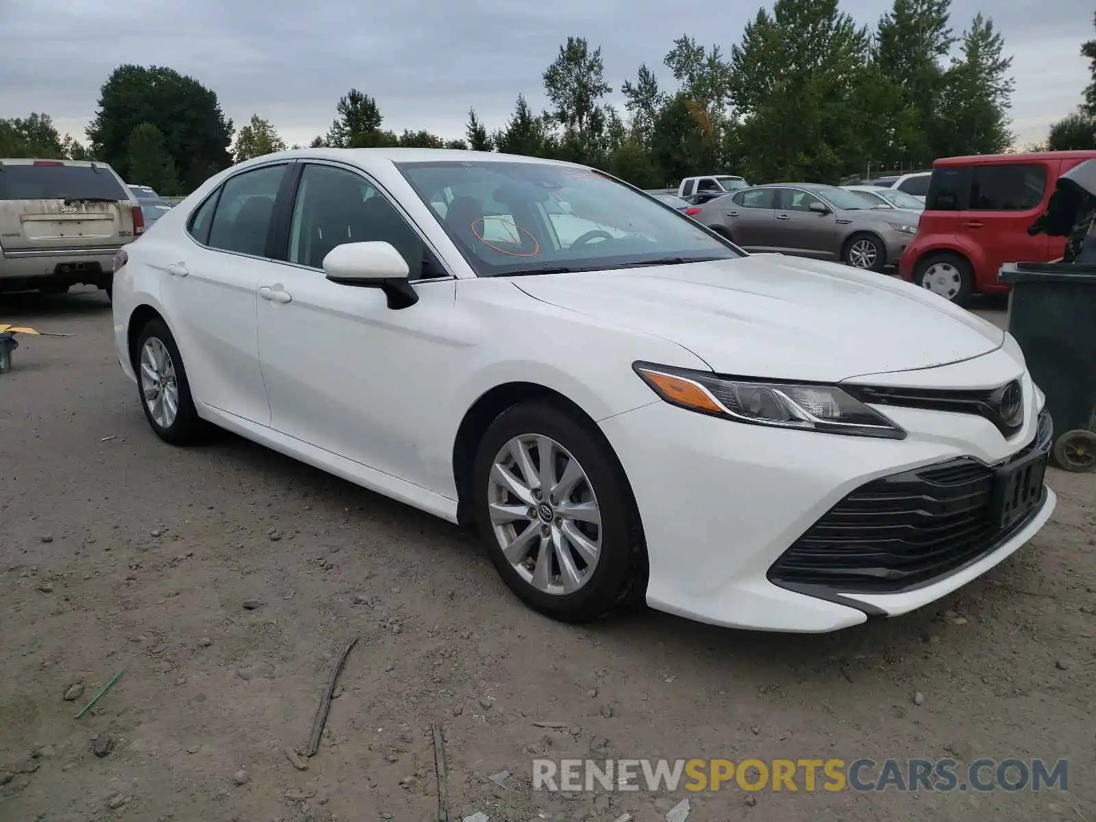 1 Photograph of a damaged car 4T1B11HK8KU263832 TOYOTA CAMRY 2019