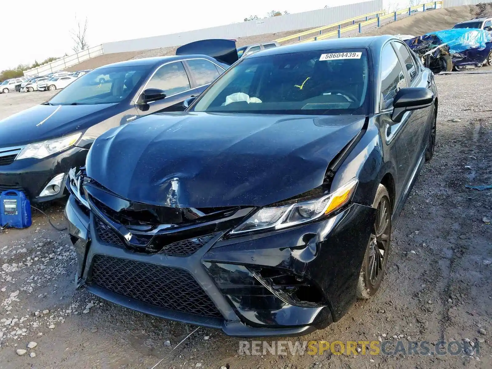 2 Photograph of a damaged car 4T1B11HK8KU265791 TOYOTA CAMRY 2019