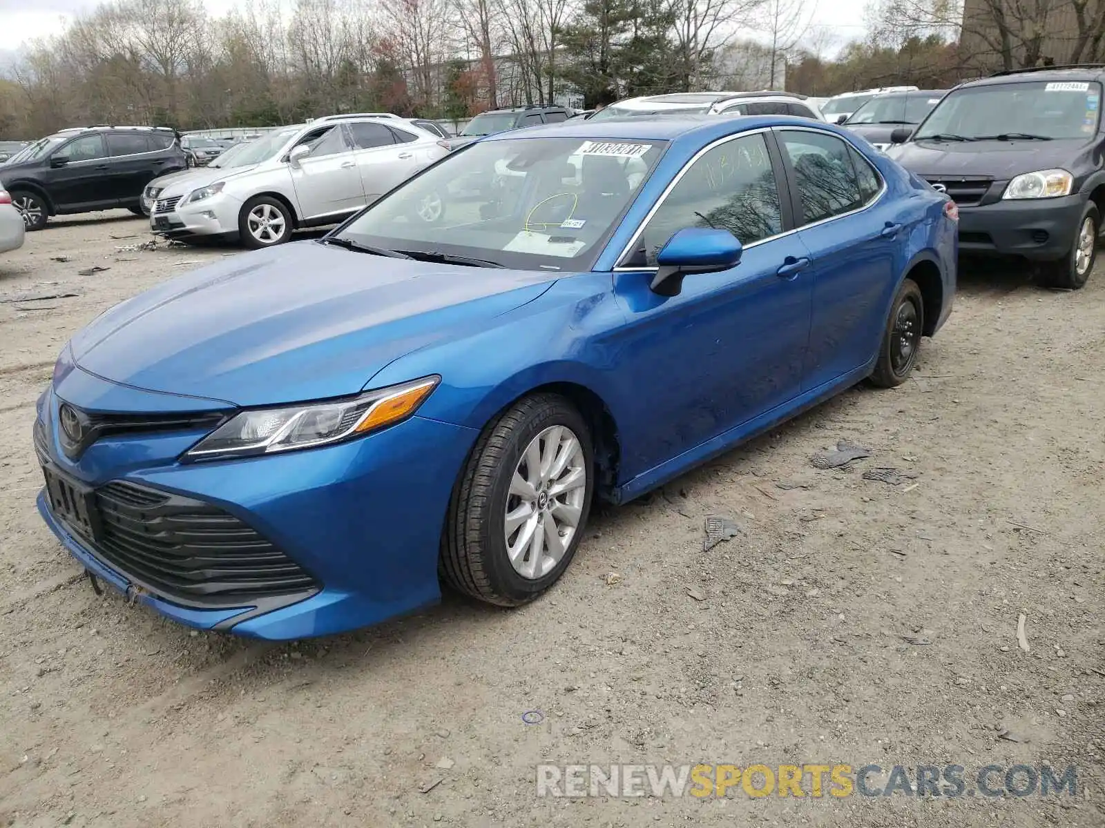 2 Photograph of a damaged car 4T1B11HK8KU266455 TOYOTA CAMRY 2019