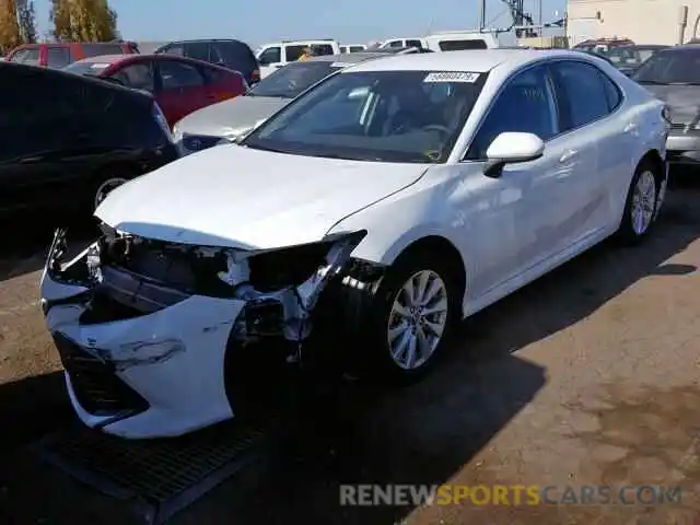 2 Photograph of a damaged car 4T1B11HK8KU266584 TOYOTA CAMRY 2019