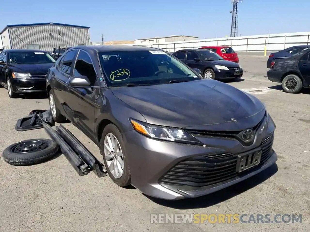 1 Photograph of a damaged car 4T1B11HK8KU267251 TOYOTA CAMRY 2019