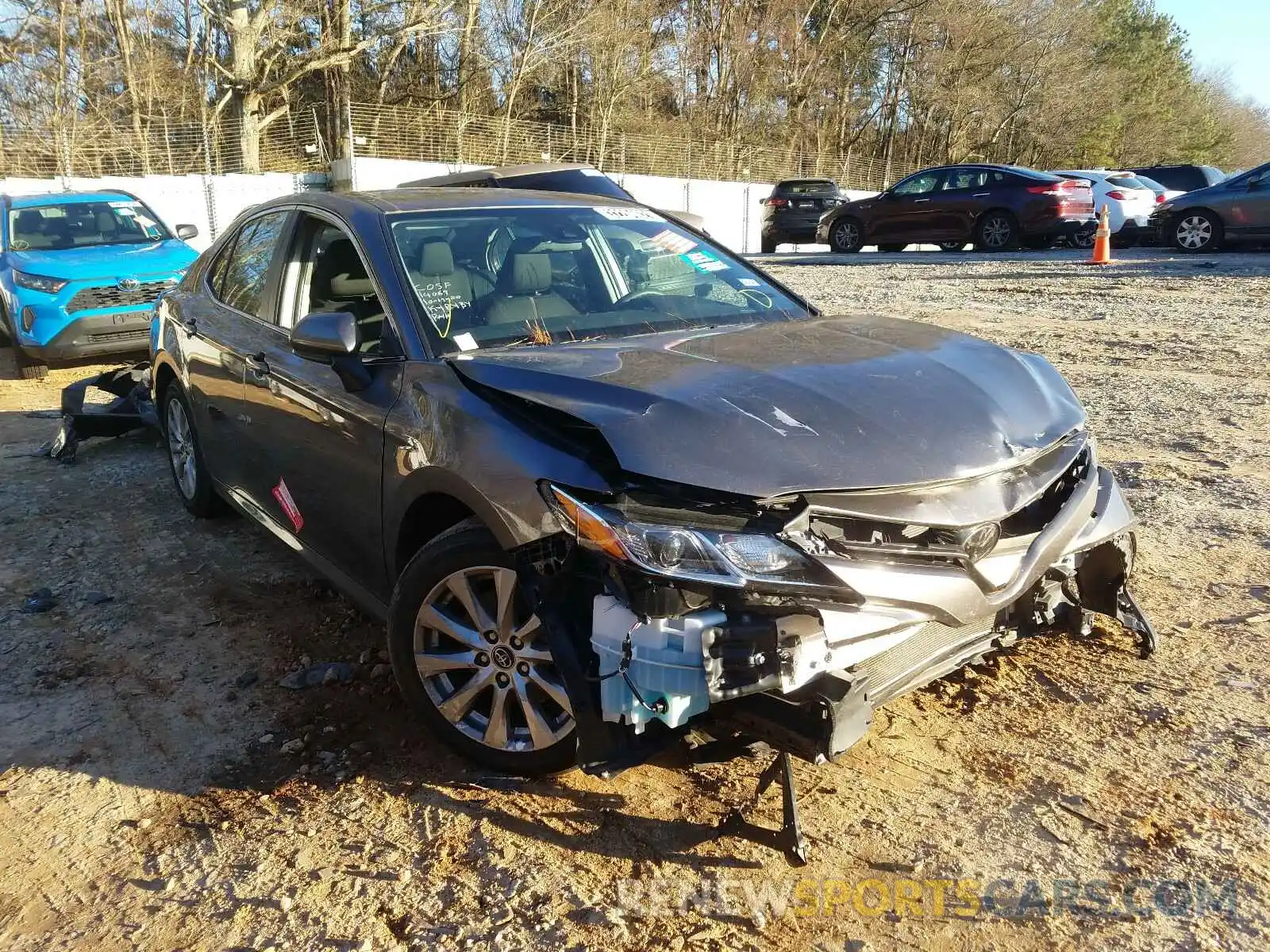 1 Photograph of a damaged car 4T1B11HK8KU267346 TOYOTA CAMRY 2019