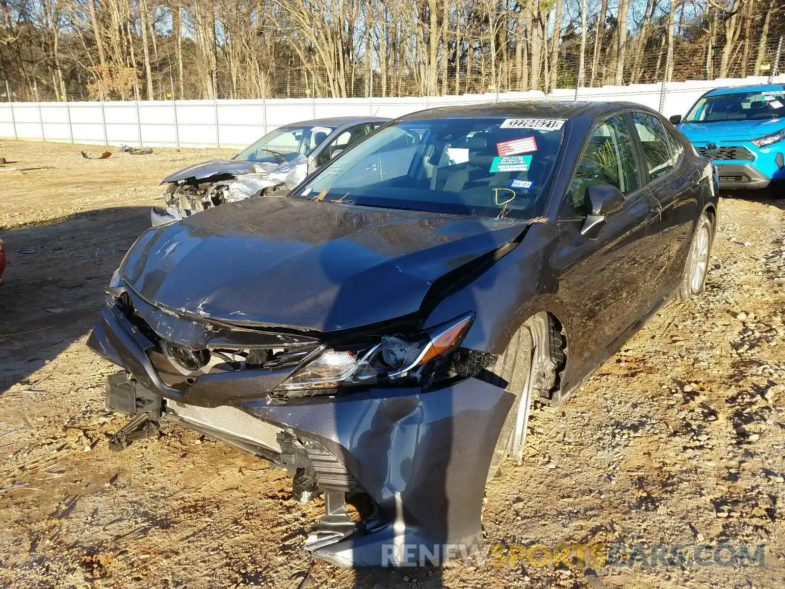 2 Photograph of a damaged car 4T1B11HK8KU267346 TOYOTA CAMRY 2019