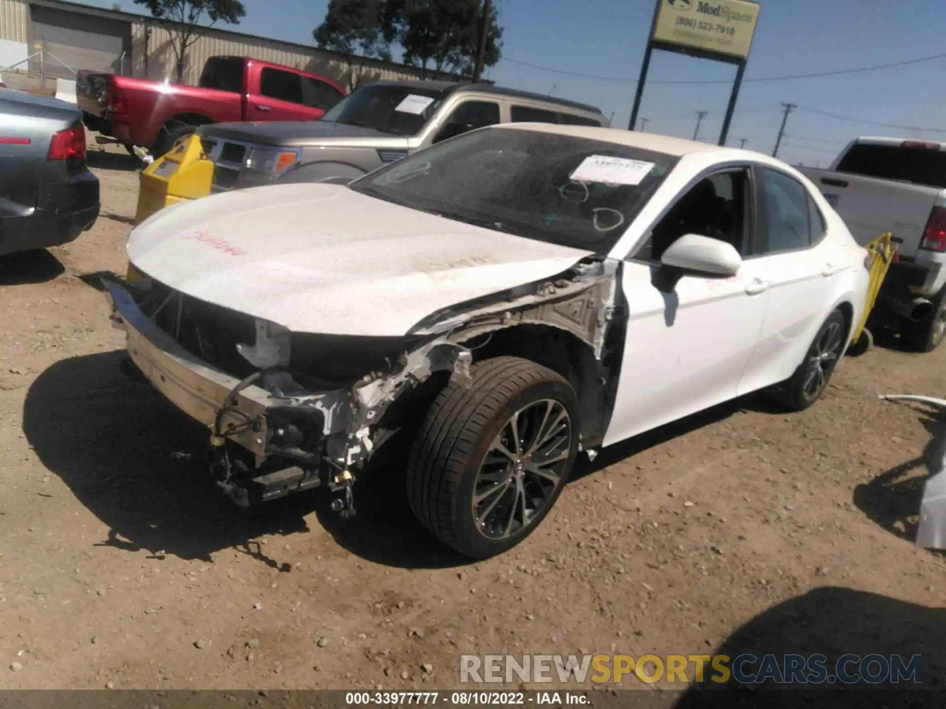 2 Photograph of a damaged car 4T1B11HK8KU267542 TOYOTA CAMRY 2019