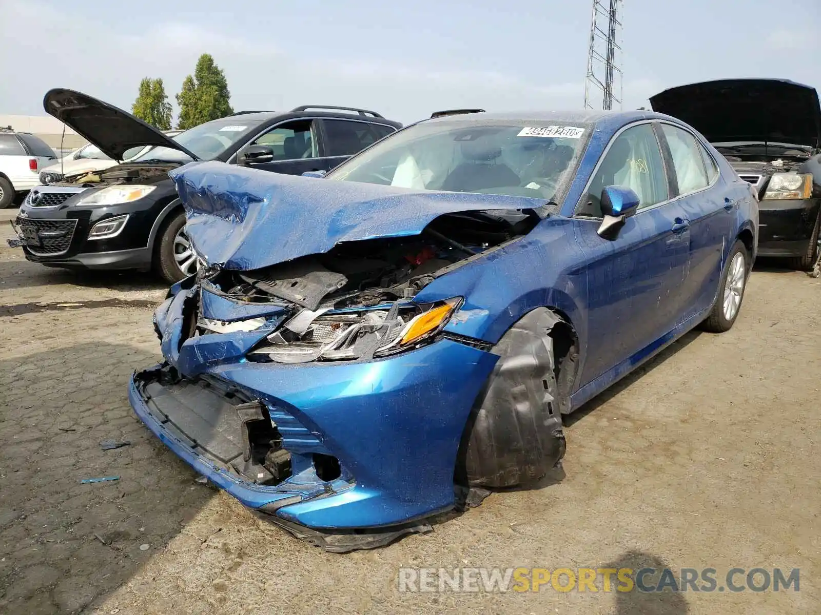 2 Photograph of a damaged car 4T1B11HK8KU267993 TOYOTA CAMRY 2019