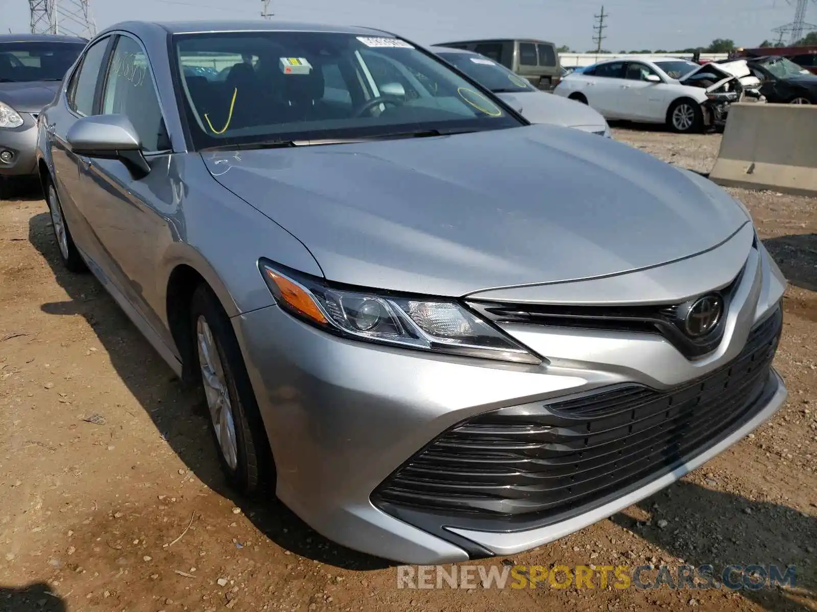 1 Photograph of a damaged car 4T1B11HK8KU268027 TOYOTA CAMRY 2019