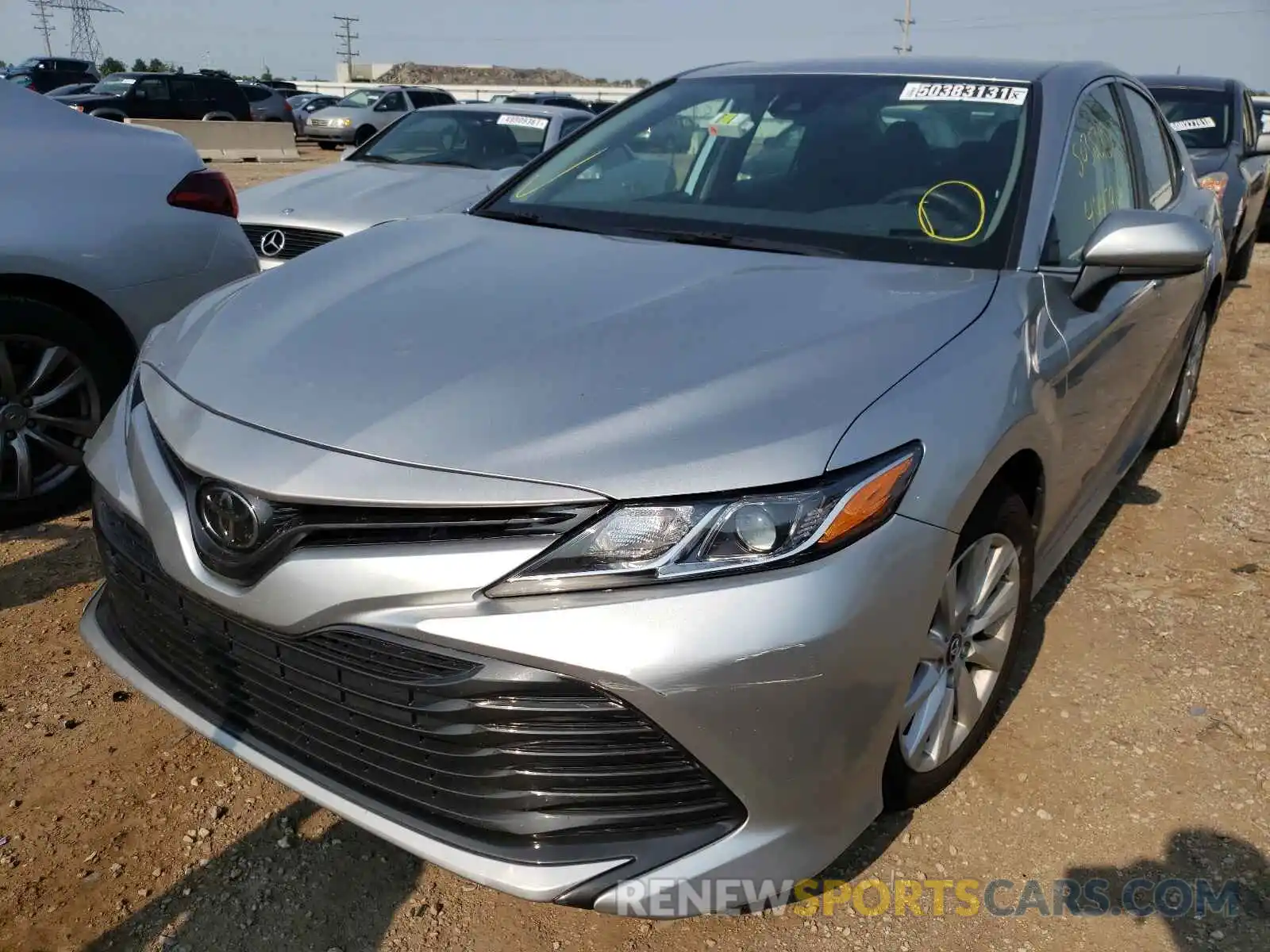 2 Photograph of a damaged car 4T1B11HK8KU268027 TOYOTA CAMRY 2019