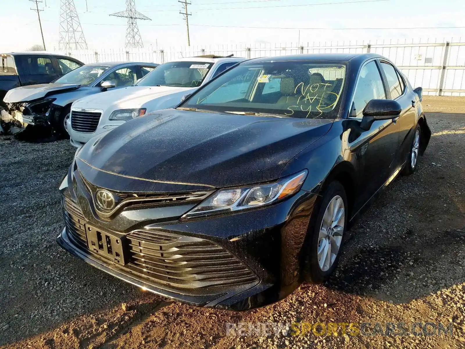 2 Photograph of a damaged car 4T1B11HK8KU268268 TOYOTA CAMRY 2019