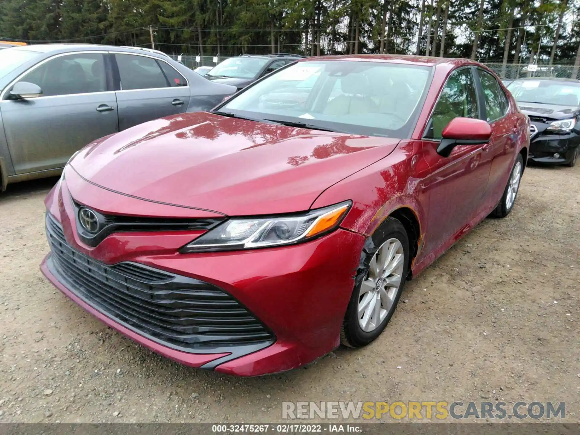 2 Photograph of a damaged car 4T1B11HK8KU268271 TOYOTA CAMRY 2019