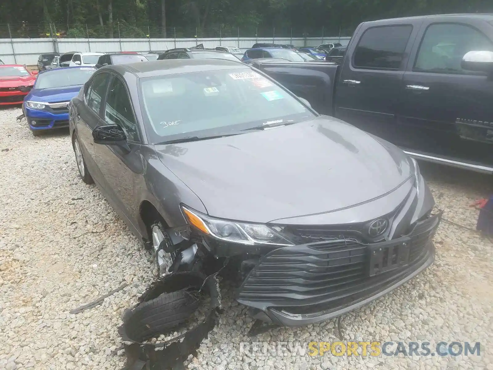 1 Photograph of a damaged car 4T1B11HK8KU269064 TOYOTA CAMRY 2019