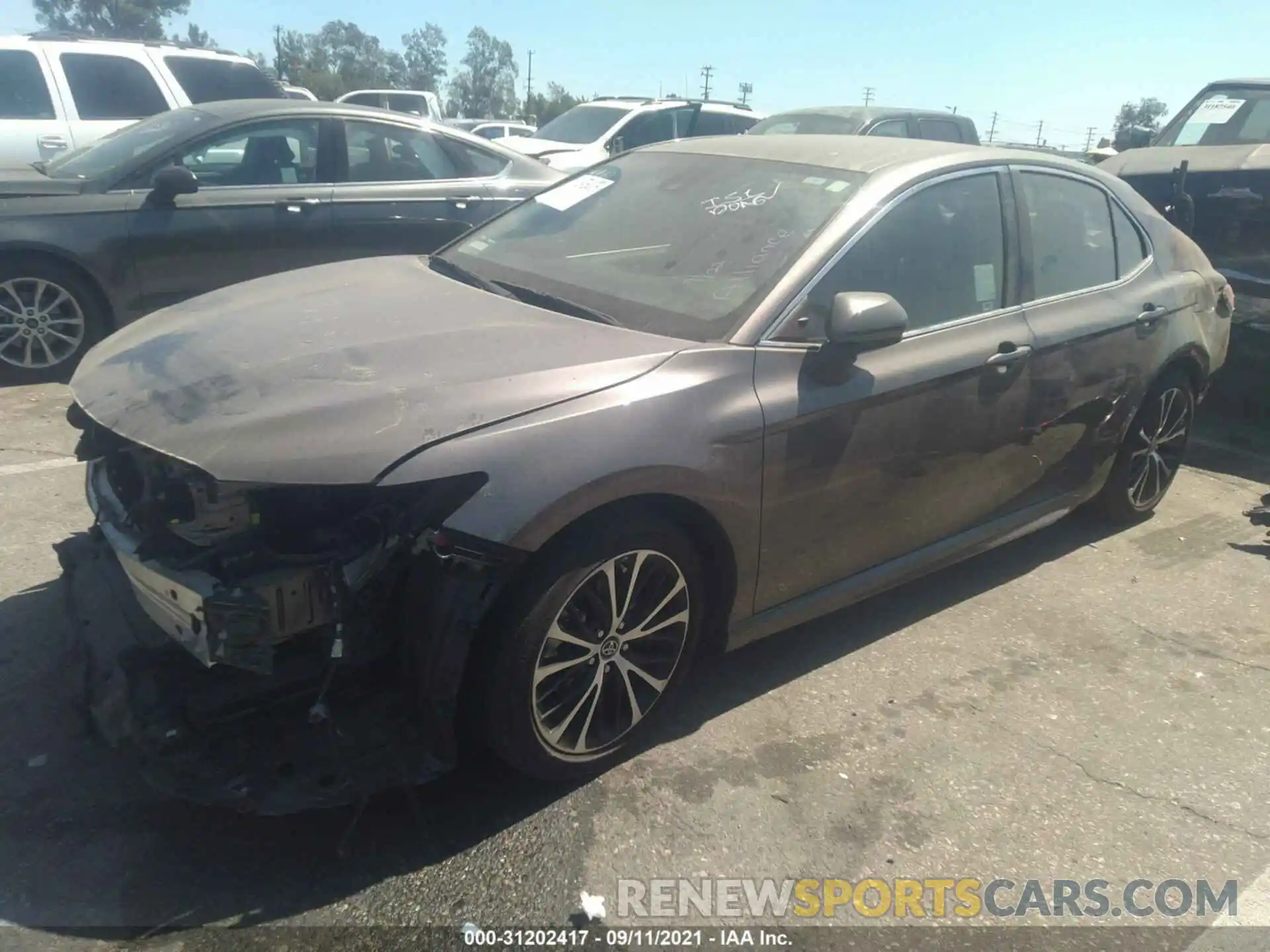 2 Photograph of a damaged car 4T1B11HK8KU271431 TOYOTA CAMRY 2019