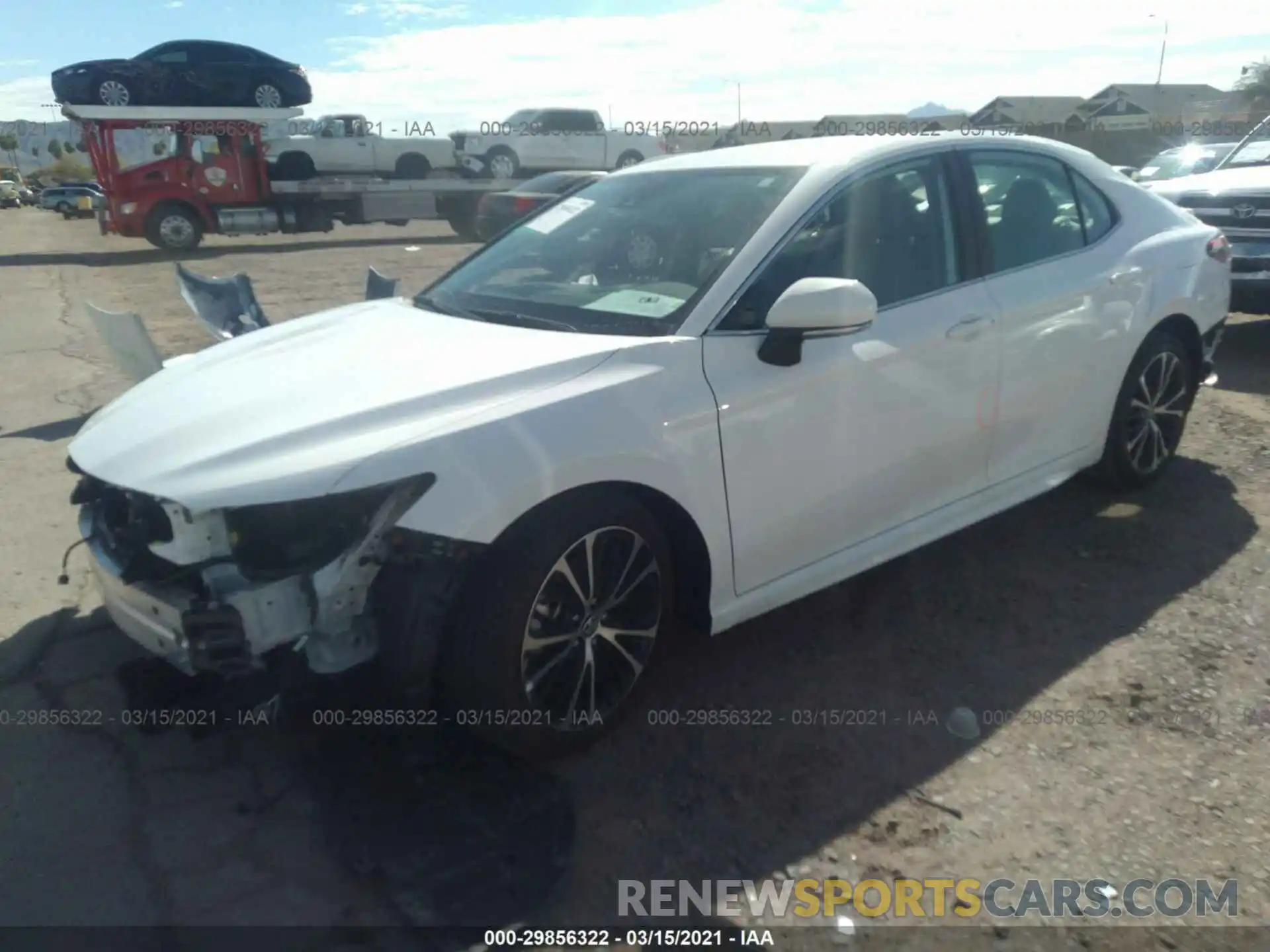 2 Photograph of a damaged car 4T1B11HK8KU271770 TOYOTA CAMRY 2019