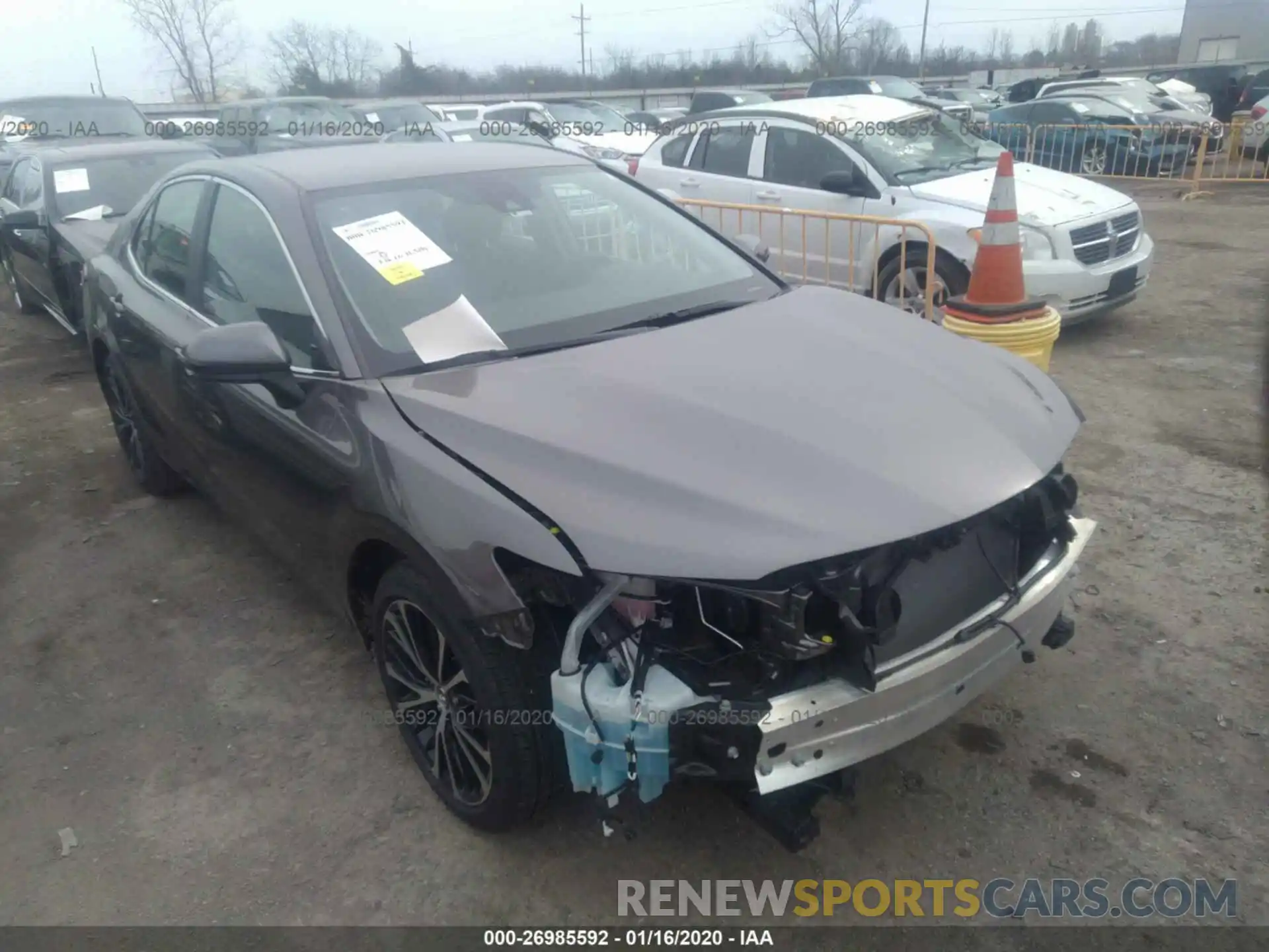 1 Photograph of a damaged car 4T1B11HK8KU272661 TOYOTA CAMRY 2019