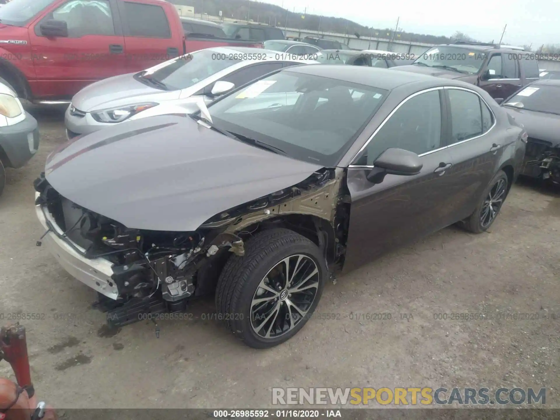 2 Photograph of a damaged car 4T1B11HK8KU272661 TOYOTA CAMRY 2019