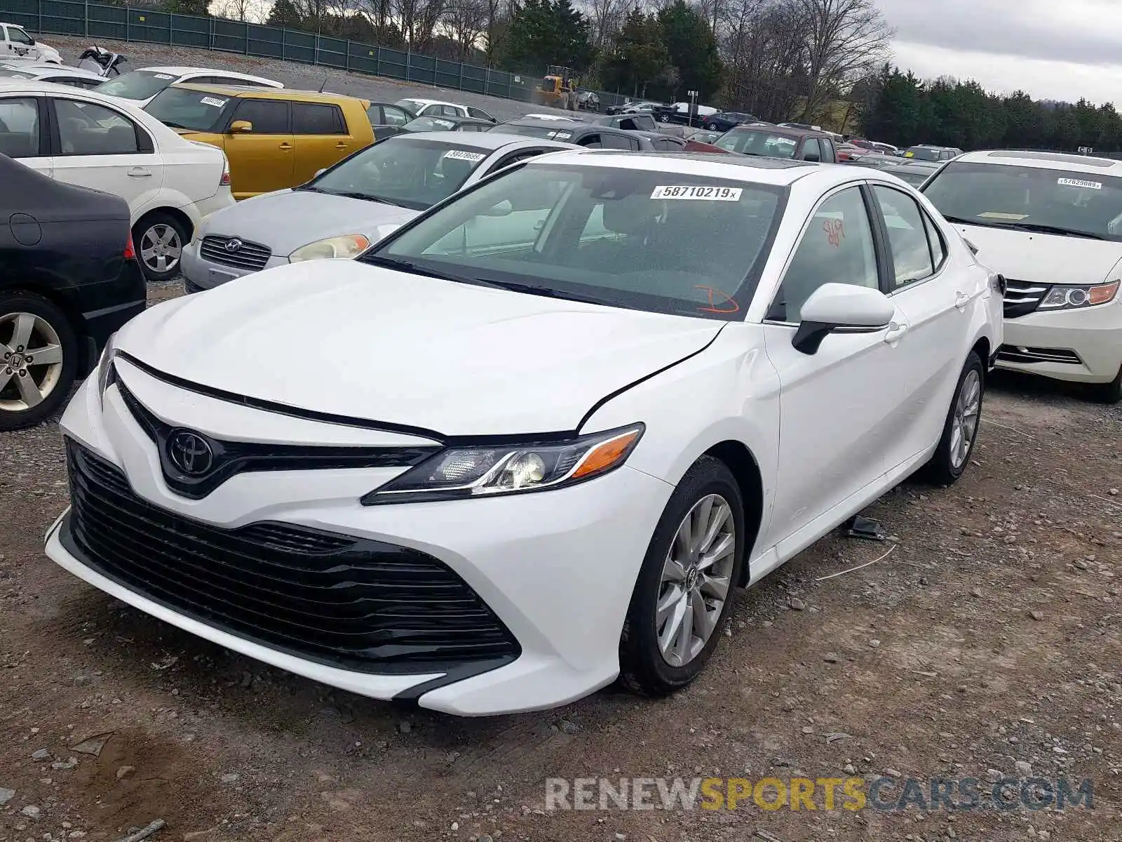 2 Photograph of a damaged car 4T1B11HK8KU275172 TOYOTA CAMRY 2019