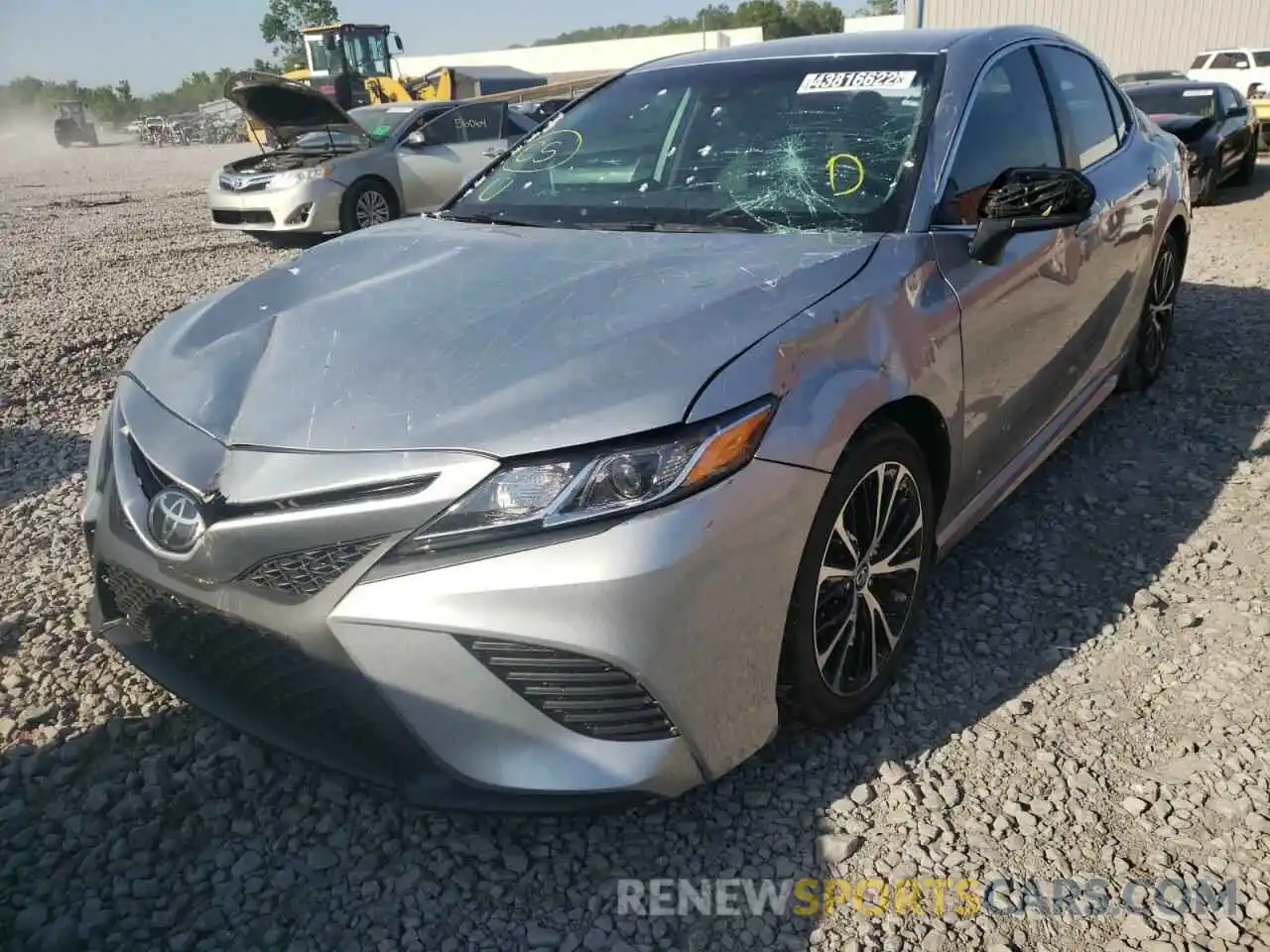 2 Photograph of a damaged car 4T1B11HK8KU275706 TOYOTA CAMRY 2019