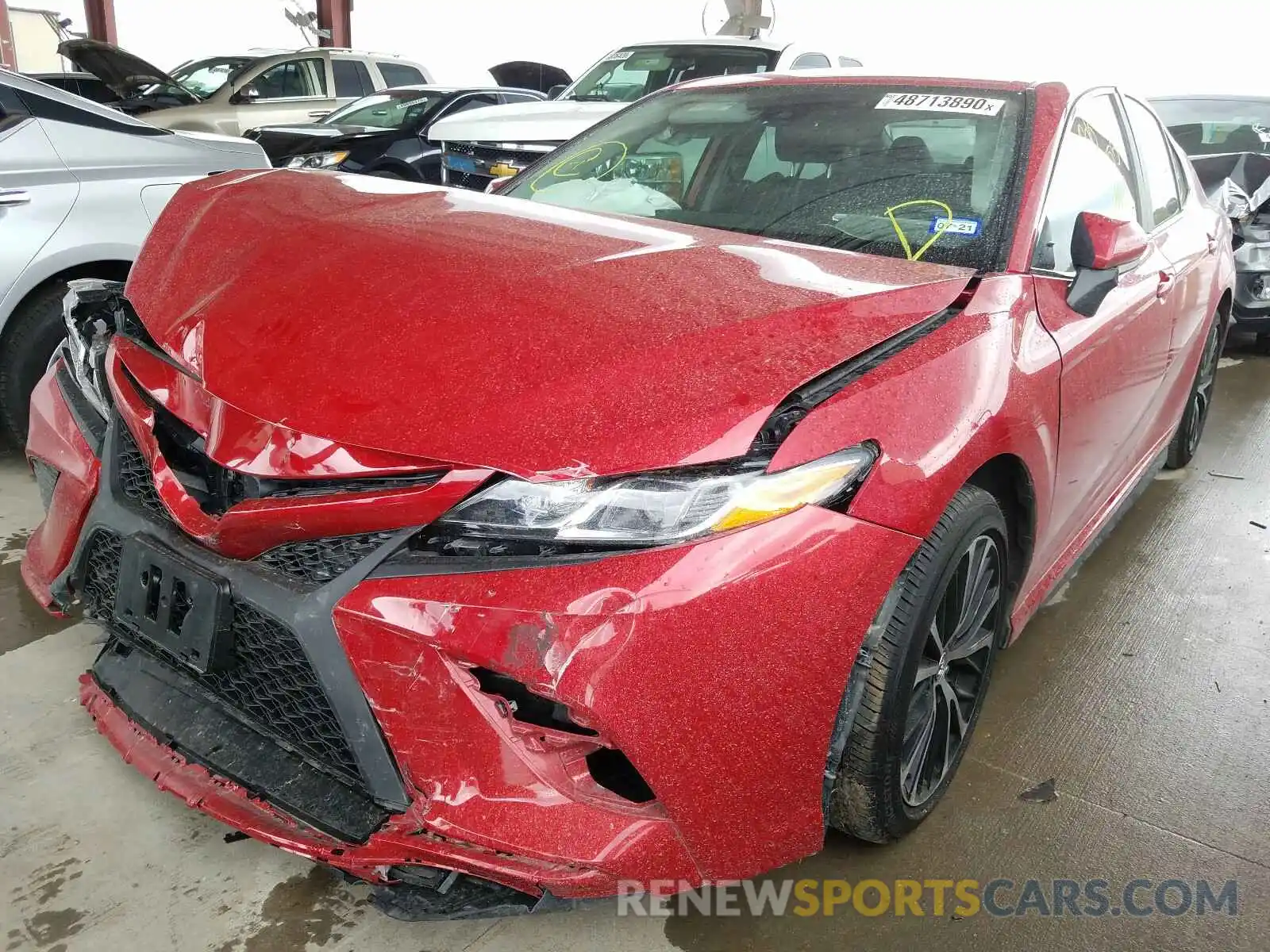 2 Photograph of a damaged car 4T1B11HK8KU275818 TOYOTA CAMRY 2019