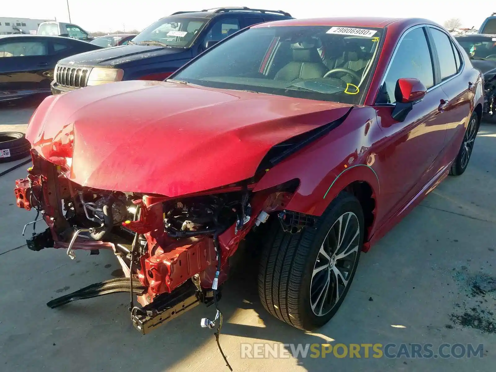 2 Photograph of a damaged car 4T1B11HK8KU276175 TOYOTA CAMRY 2019