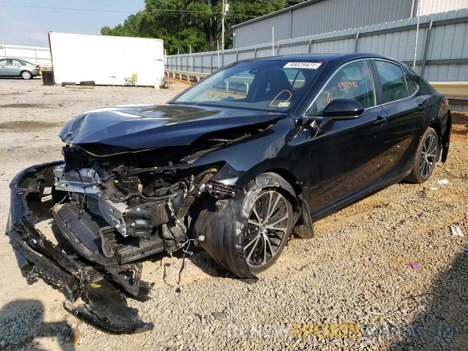 2 Photograph of a damaged car 4T1B11HK8KU276919 TOYOTA CAMRY 2019