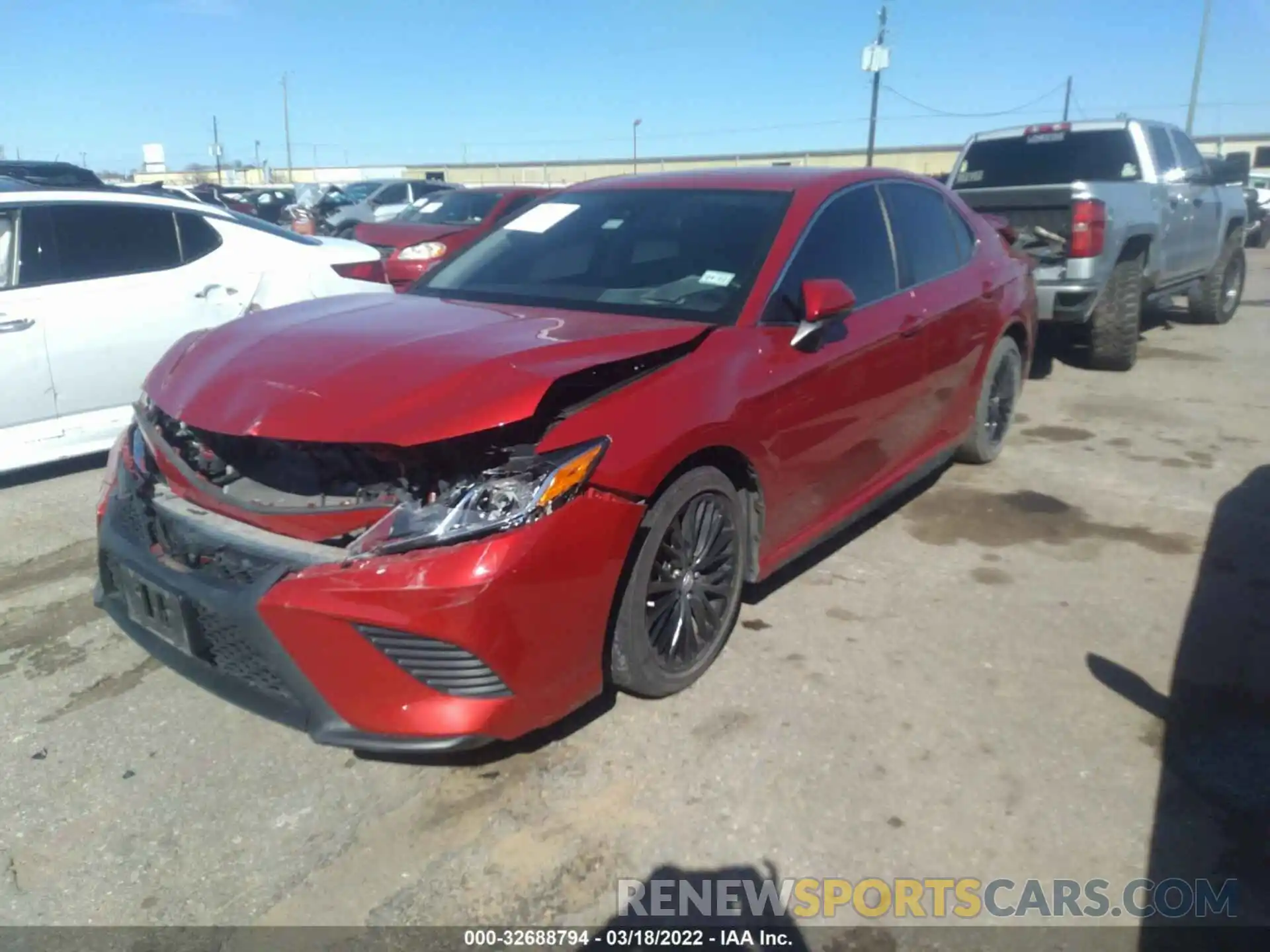 2 Photograph of a damaged car 4T1B11HK8KU279335 TOYOTA CAMRY 2019