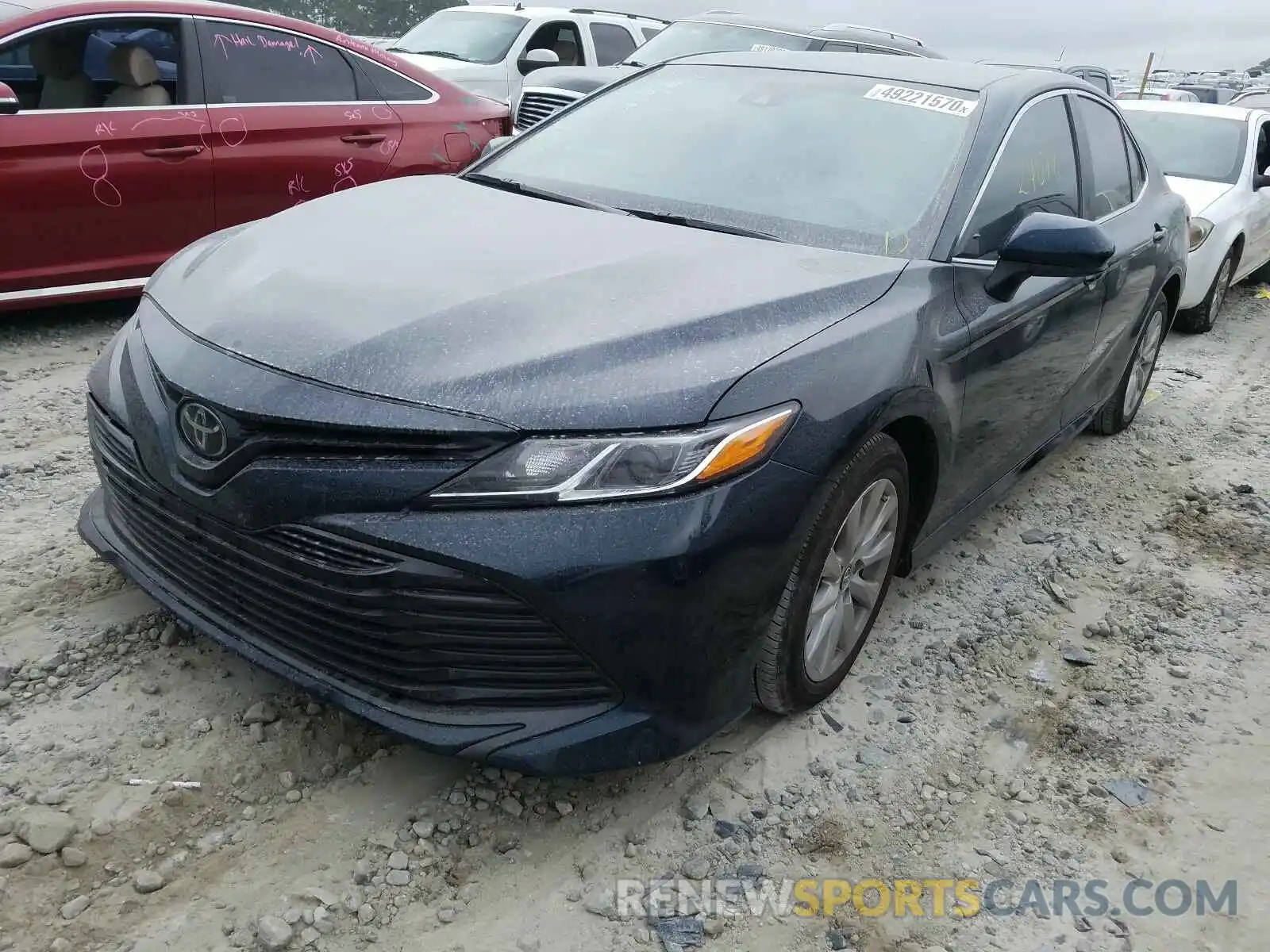 2 Photograph of a damaged car 4T1B11HK8KU282154 TOYOTA CAMRY 2019