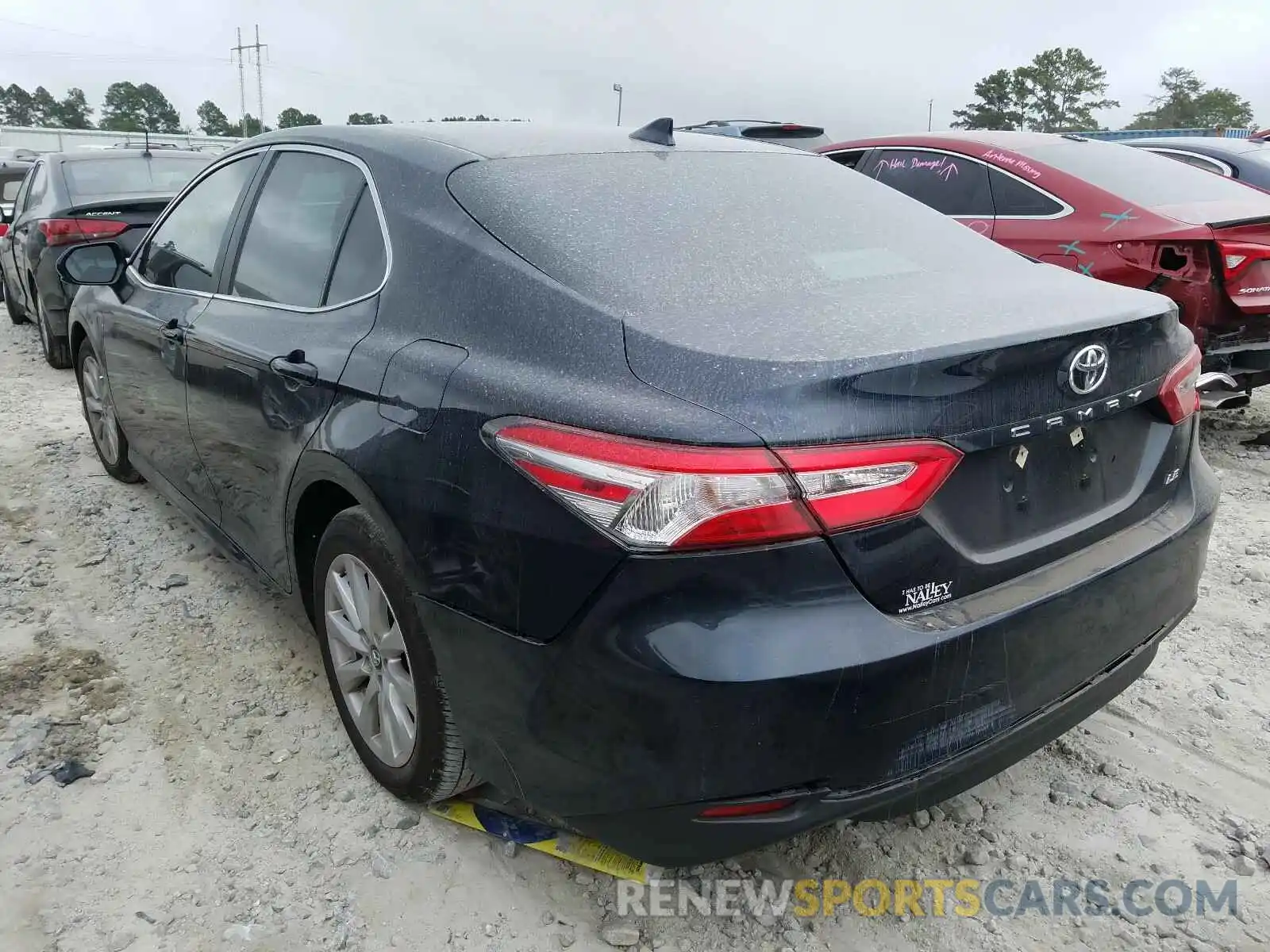 3 Photograph of a damaged car 4T1B11HK8KU282154 TOYOTA CAMRY 2019