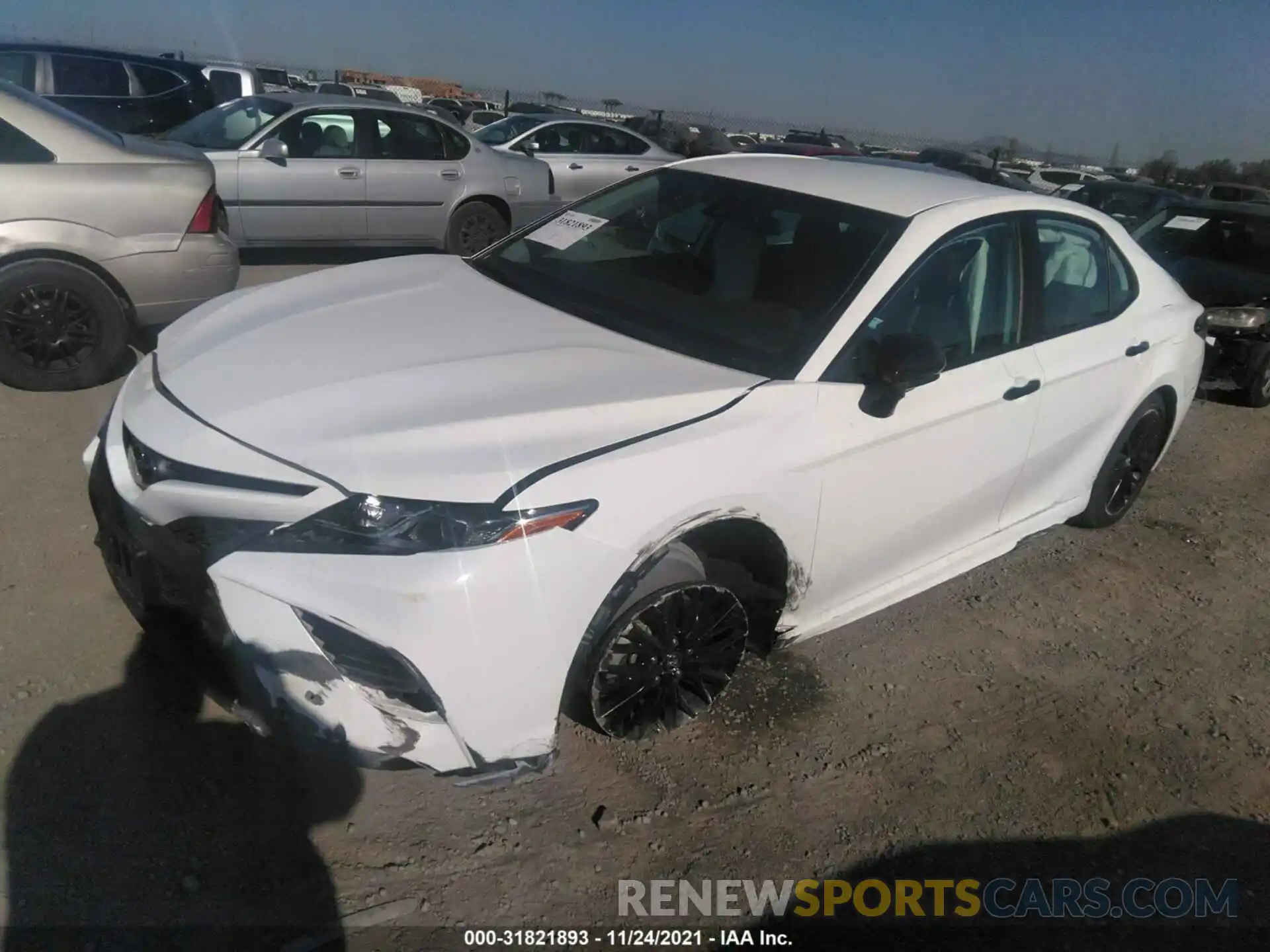 2 Photograph of a damaged car 4T1B11HK8KU284034 TOYOTA CAMRY 2019