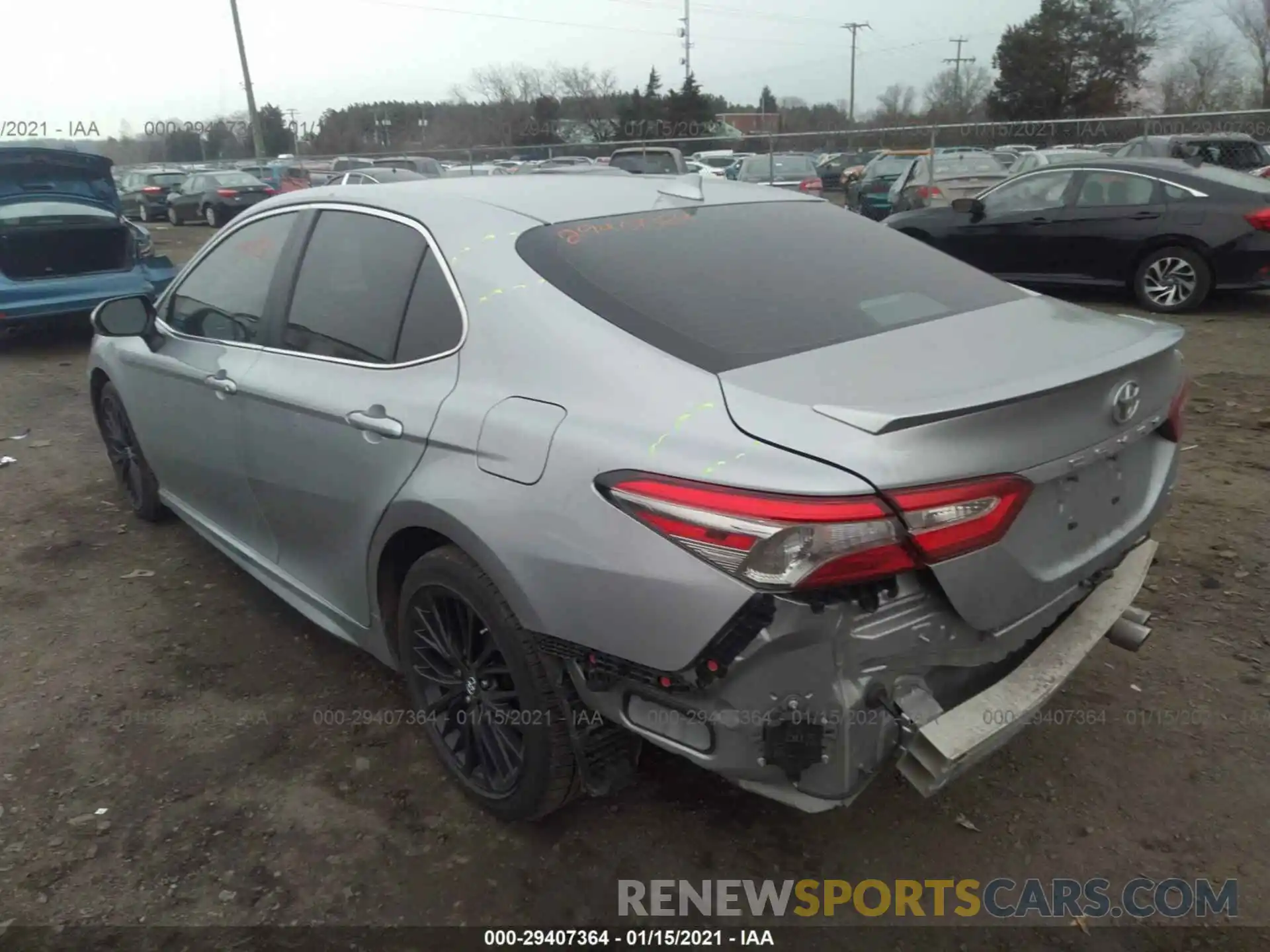 3 Photograph of a damaged car 4T1B11HK8KU288388 TOYOTA CAMRY 2019