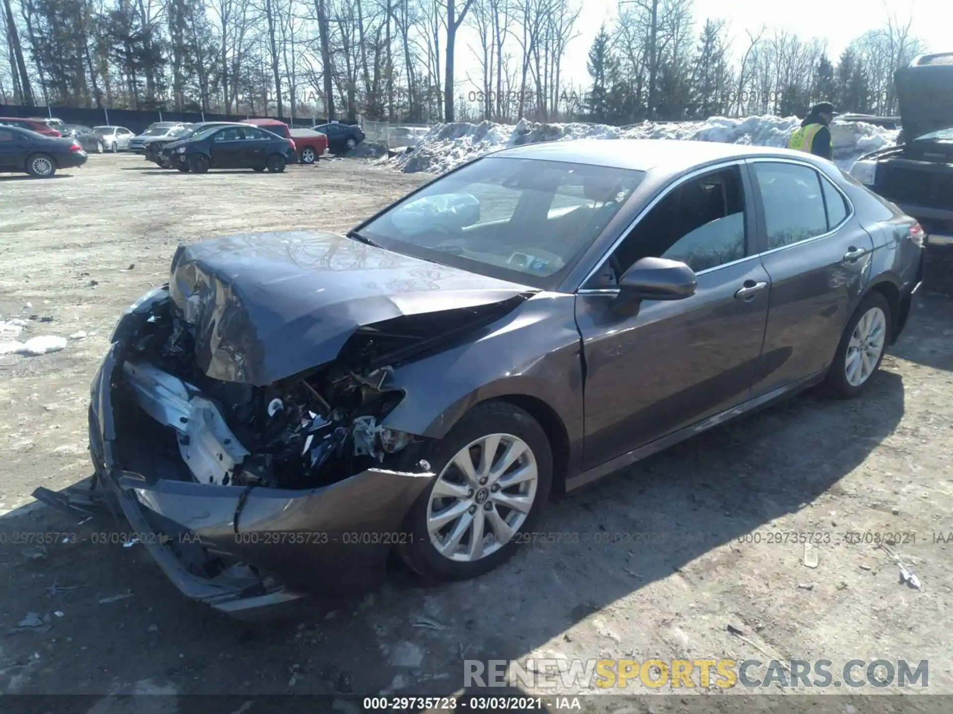 2 Photograph of a damaged car 4T1B11HK8KU288620 TOYOTA CAMRY 2019