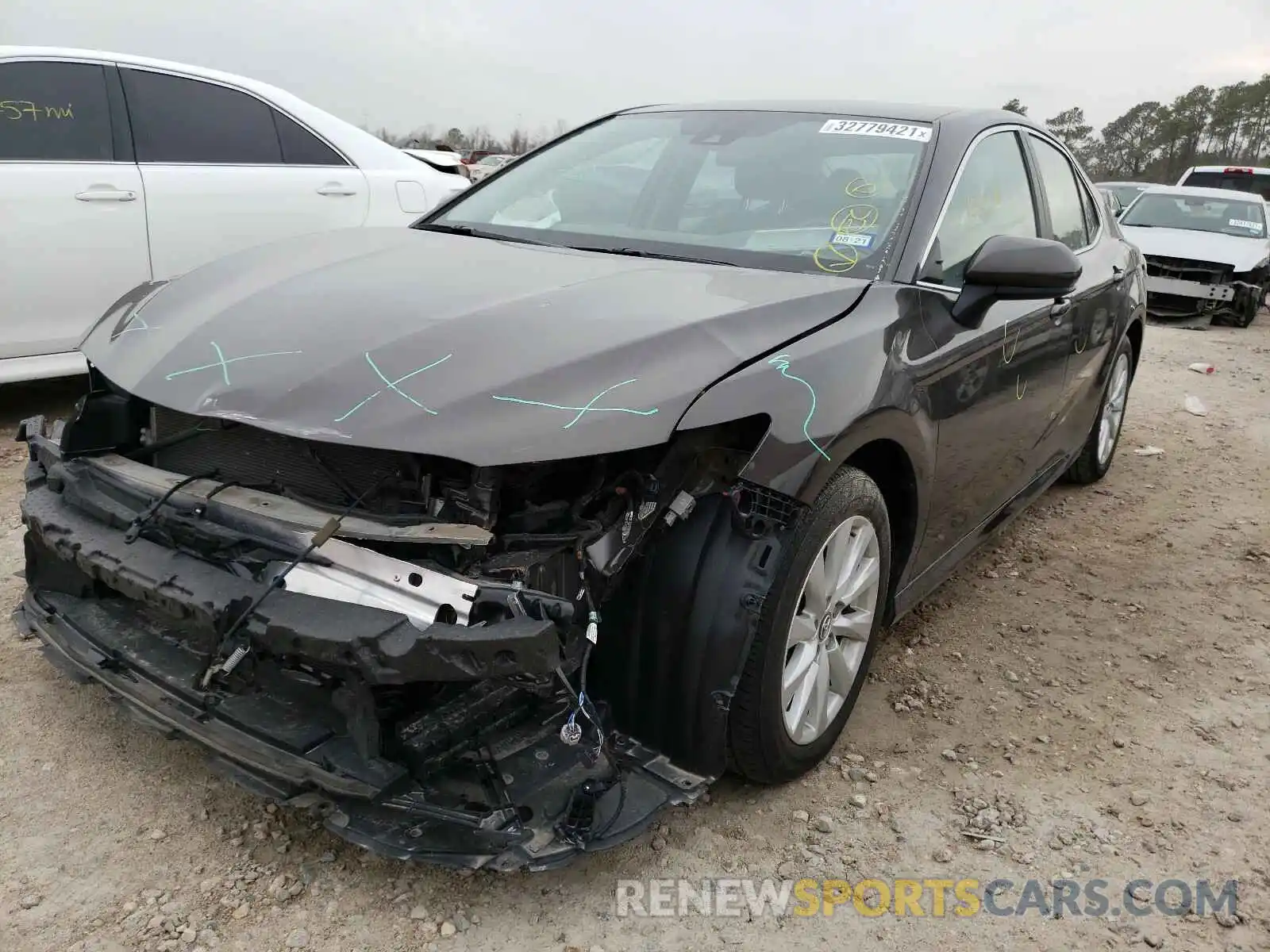 2 Photograph of a damaged car 4T1B11HK8KU288956 TOYOTA CAMRY 2019