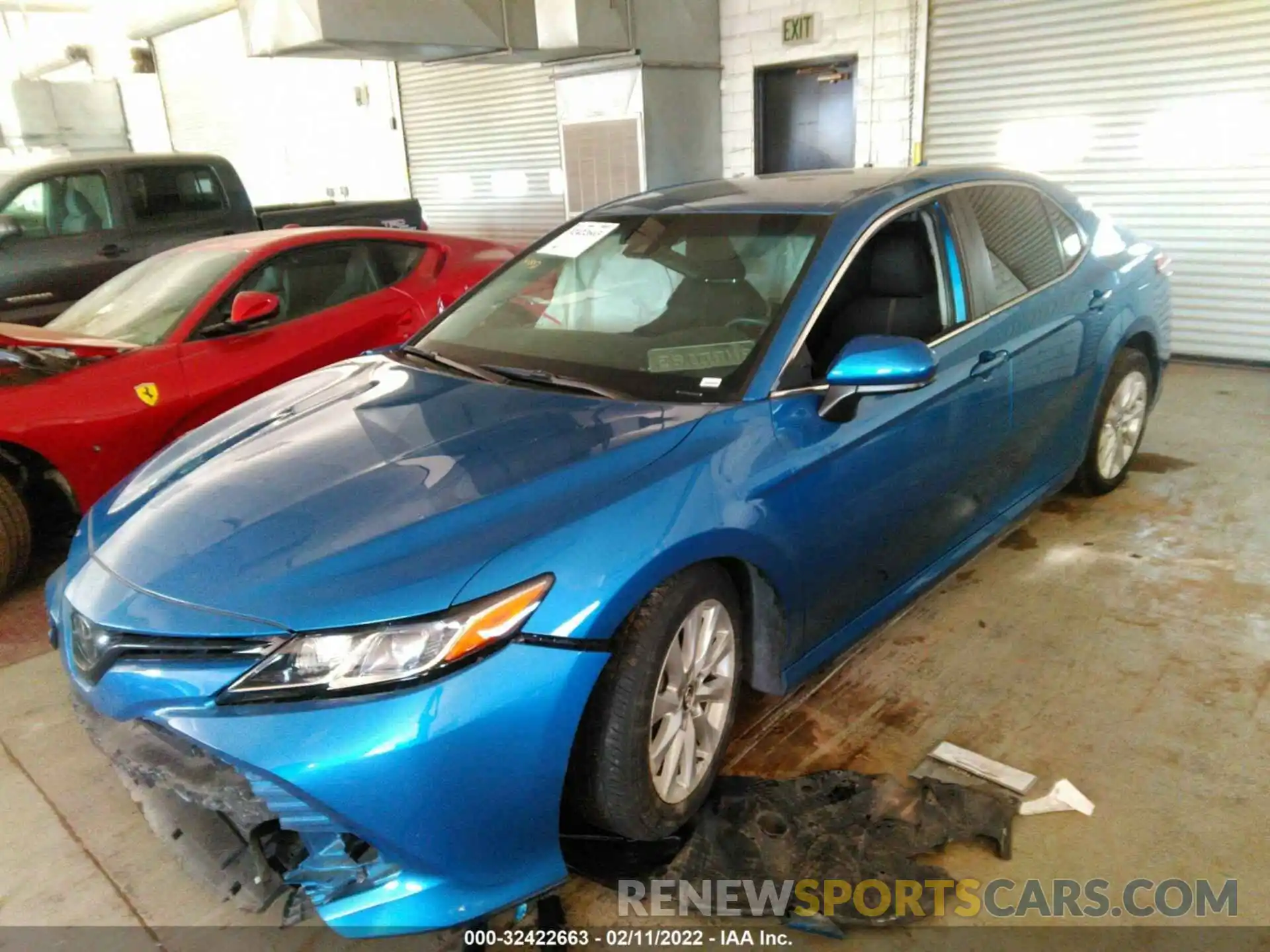 2 Photograph of a damaged car 4T1B11HK8KU290500 TOYOTA CAMRY 2019