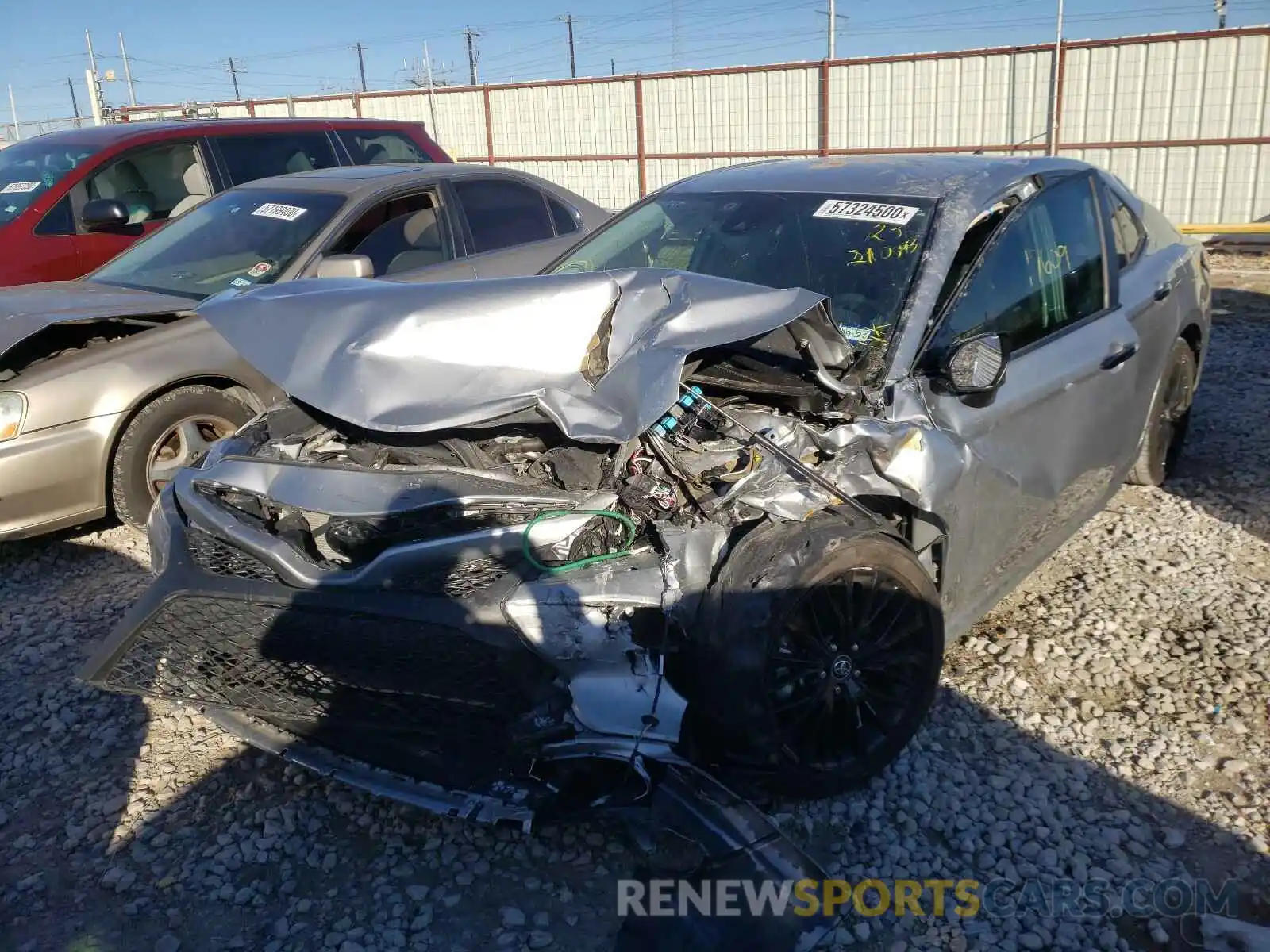 2 Photograph of a damaged car 4T1B11HK8KU290593 TOYOTA CAMRY 2019