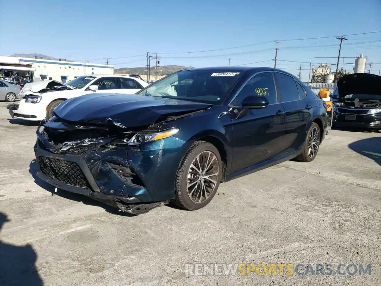 2 Photograph of a damaged car 4T1B11HK8KU291050 TOYOTA CAMRY 2019