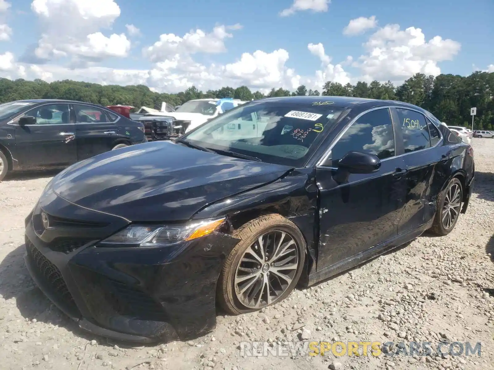 2 Photograph of a damaged car 4T1B11HK8KU293803 TOYOTA CAMRY 2019