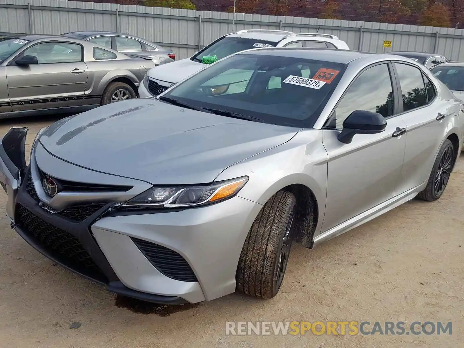 2 Photograph of a damaged car 4T1B11HK8KU295888 TOYOTA CAMRY 2019