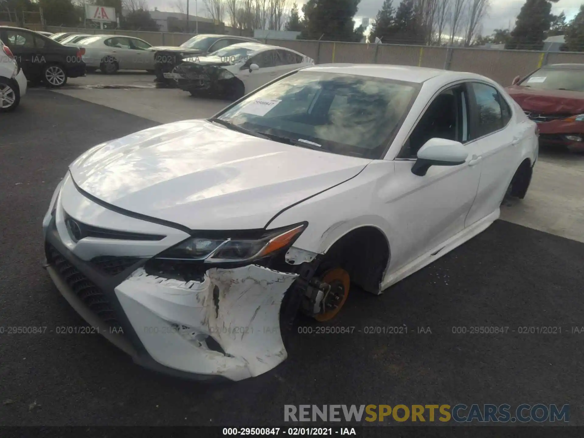 2 Photograph of a damaged car 4T1B11HK8KU296555 TOYOTA CAMRY 2019