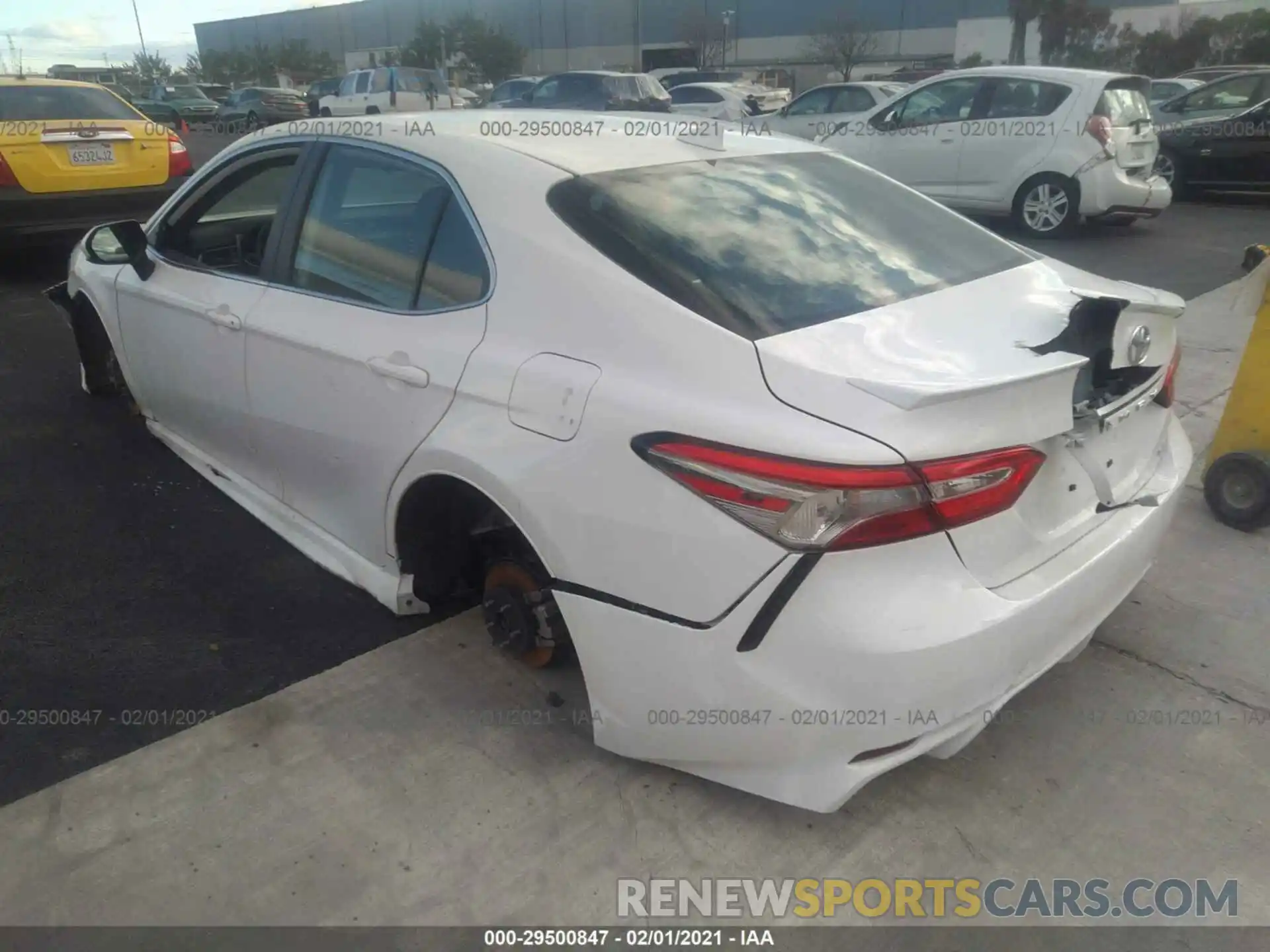 3 Photograph of a damaged car 4T1B11HK8KU296555 TOYOTA CAMRY 2019