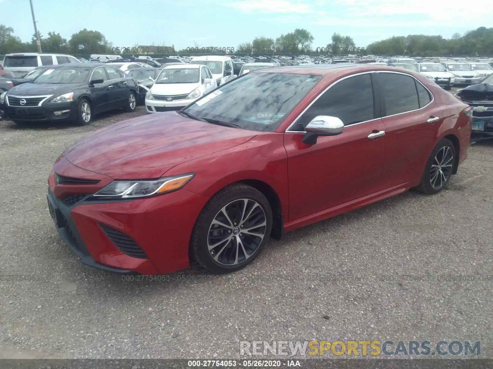 2 Photograph of a damaged car 4T1B11HK8KU296958 TOYOTA CAMRY 2019