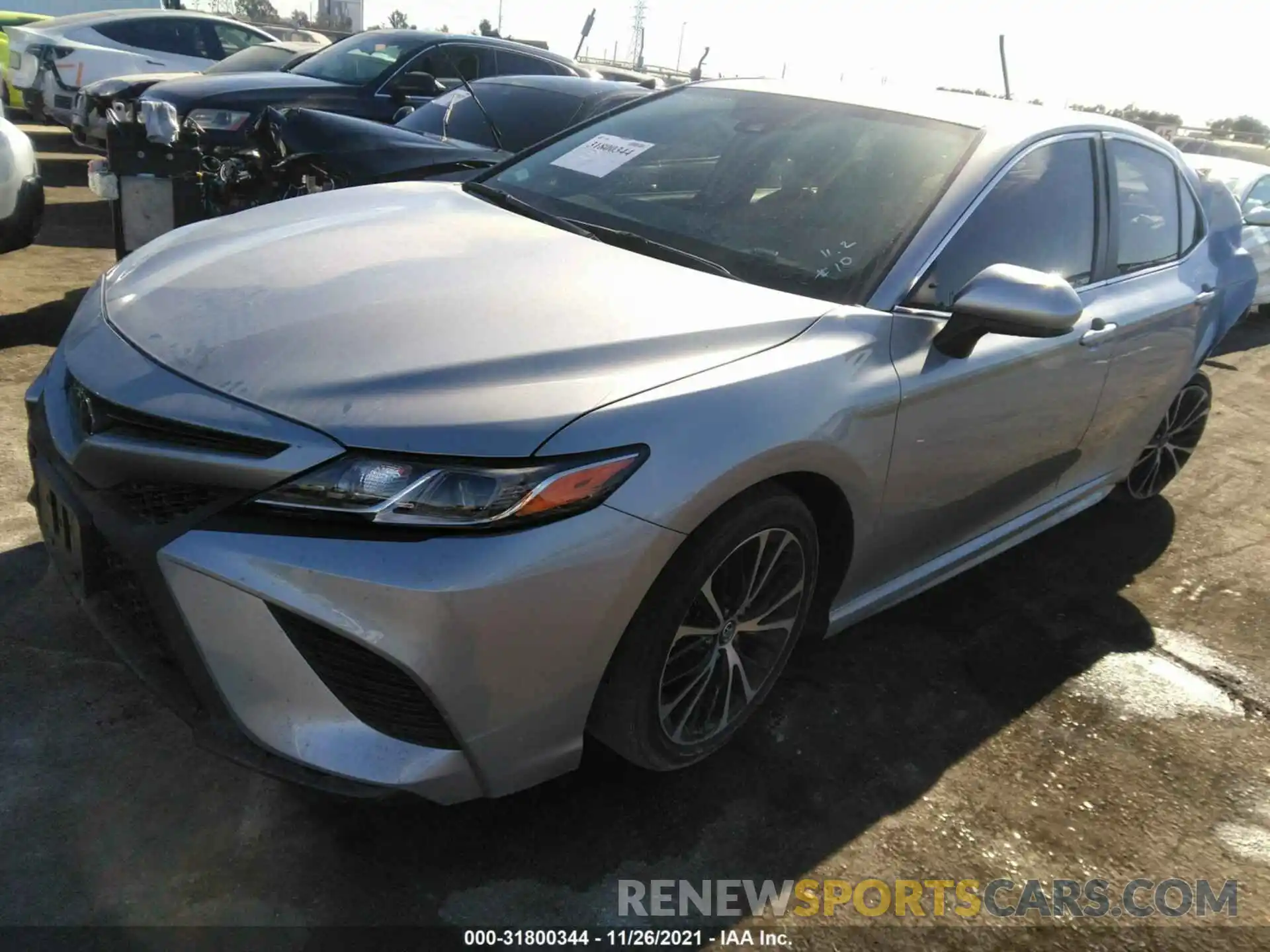 2 Photograph of a damaged car 4T1B11HK8KU298774 TOYOTA CAMRY 2019