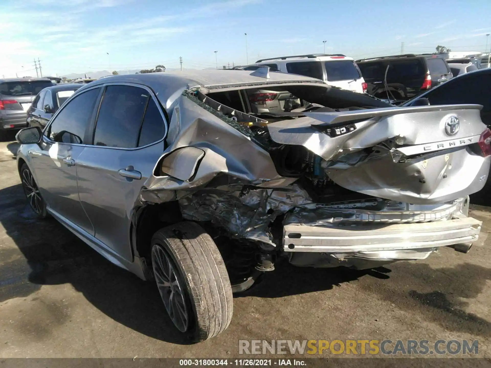 3 Photograph of a damaged car 4T1B11HK8KU298774 TOYOTA CAMRY 2019