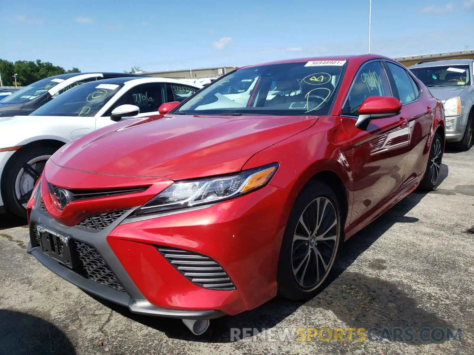 2 Photograph of a damaged car 4T1B11HK8KU299312 TOYOTA CAMRY 2019