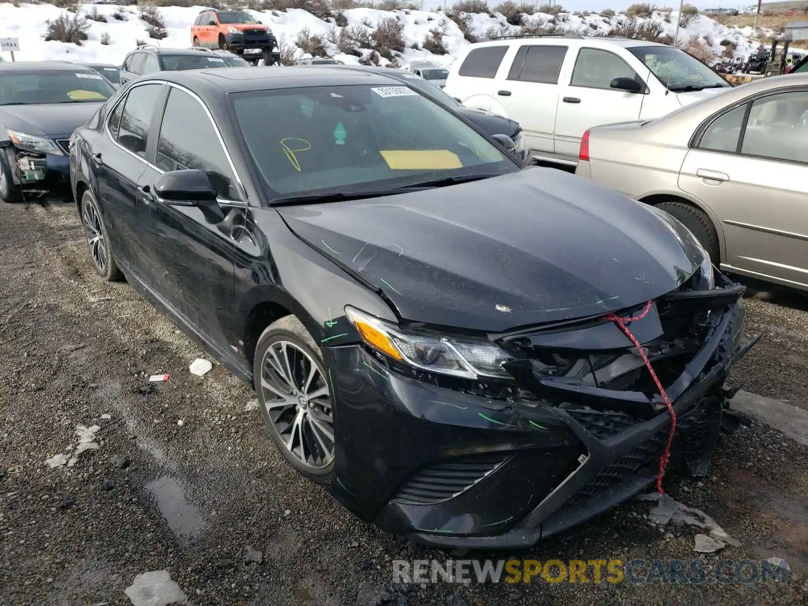 1 Photograph of a damaged car 4T1B11HK8KU682375 TOYOTA CAMRY 2019