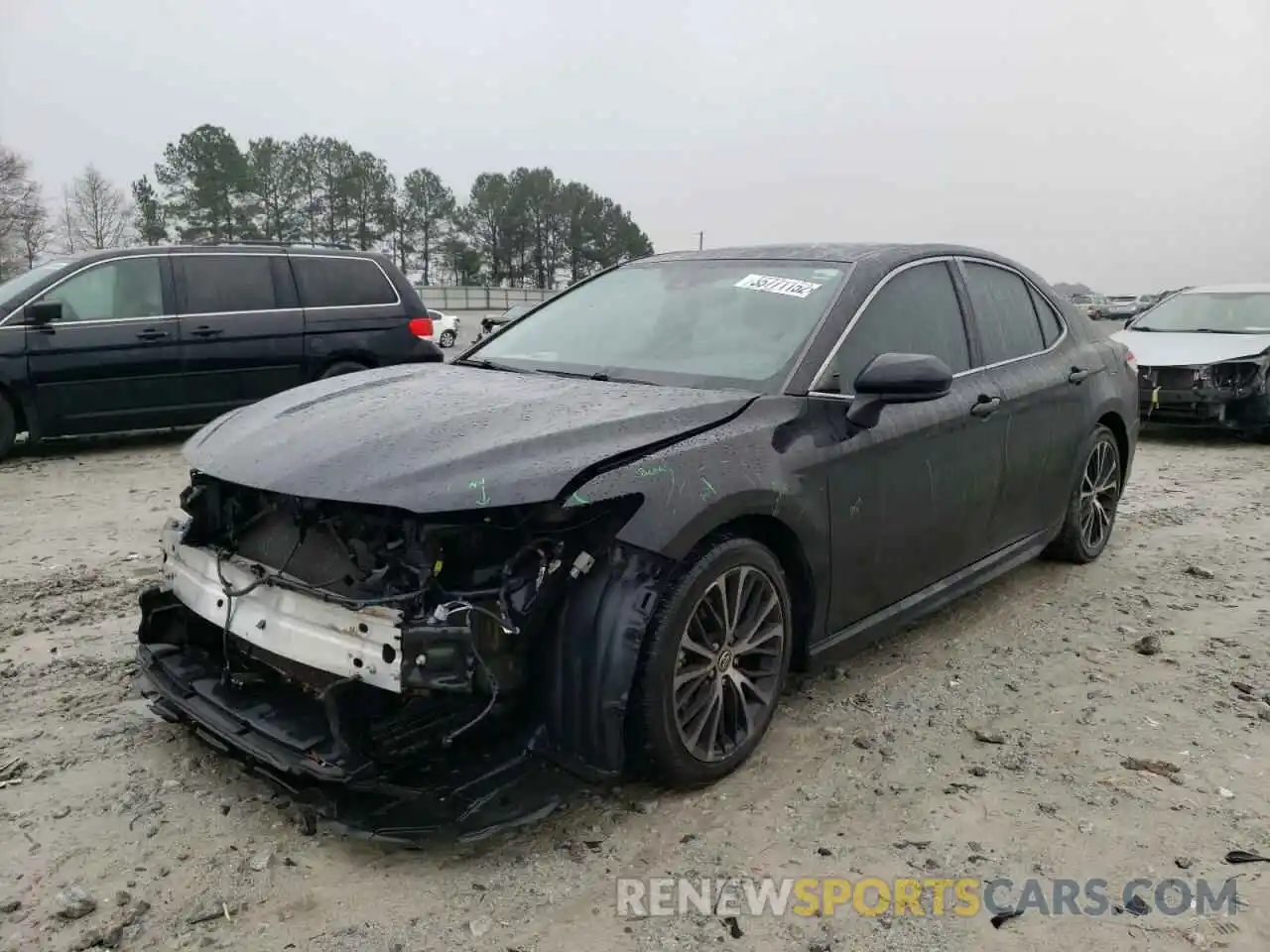 2 Photograph of a damaged car 4T1B11HK8KU682649 TOYOTA CAMRY 2019