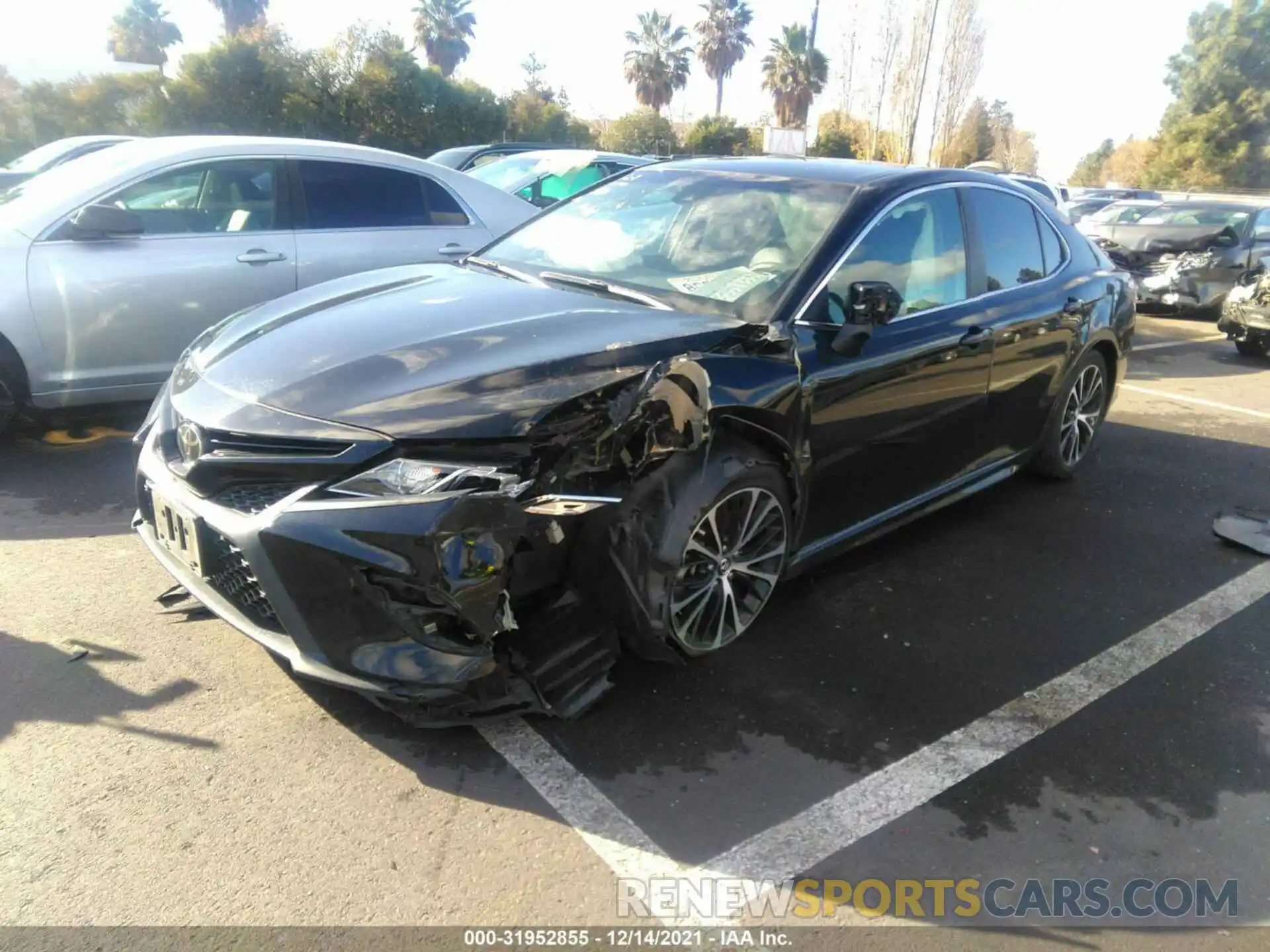 2 Photograph of a damaged car 4T1B11HK8KU684241 TOYOTA CAMRY 2019