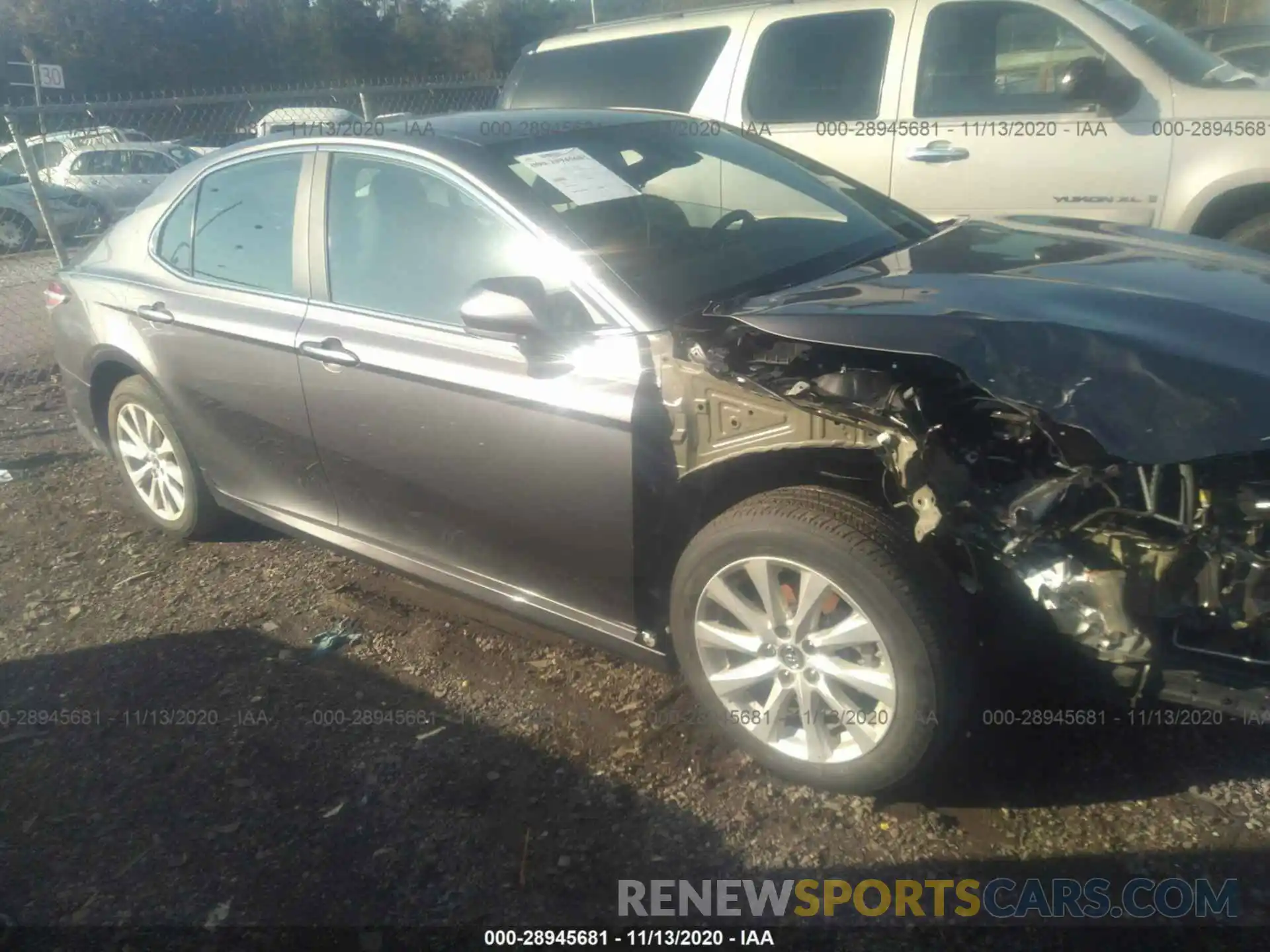 1 Photograph of a damaged car 4T1B11HK8KU686832 TOYOTA CAMRY 2019