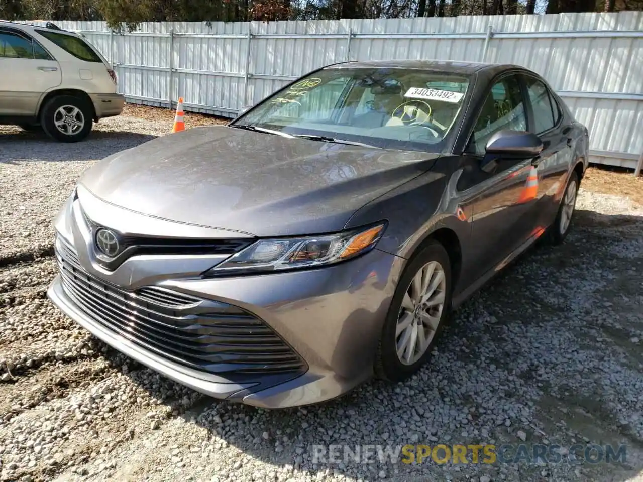 2 Photograph of a damaged car 4T1B11HK8KU687026 TOYOTA CAMRY 2019