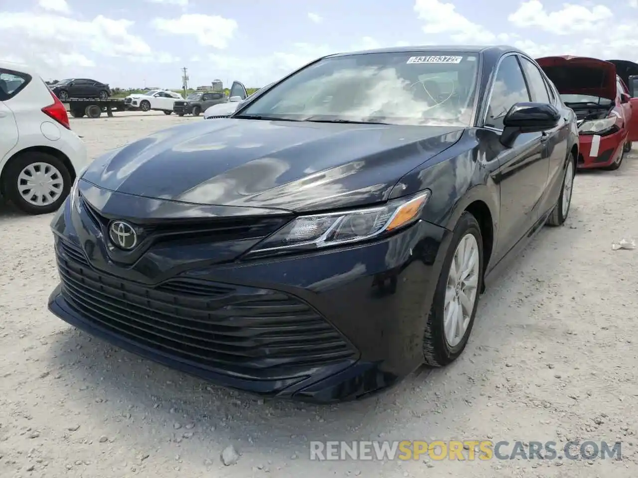 2 Photograph of a damaged car 4T1B11HK8KU687513 TOYOTA CAMRY 2019