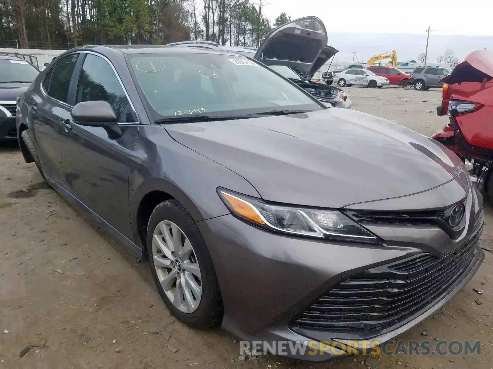 1 Photograph of a damaged car 4T1B11HK8KU688158 TOYOTA CAMRY 2019