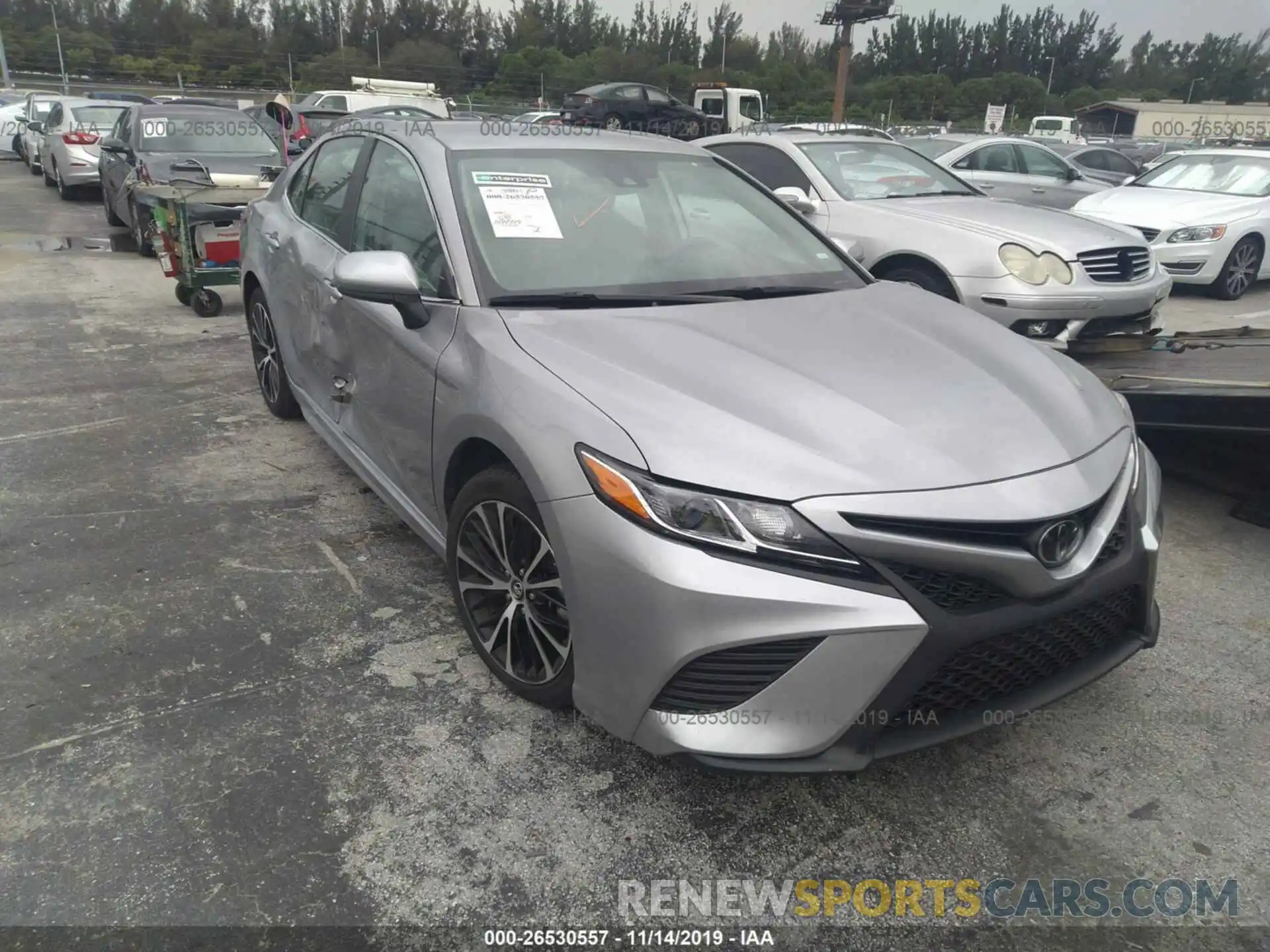 1 Photograph of a damaged car 4T1B11HK8KU691268 TOYOTA CAMRY 2019